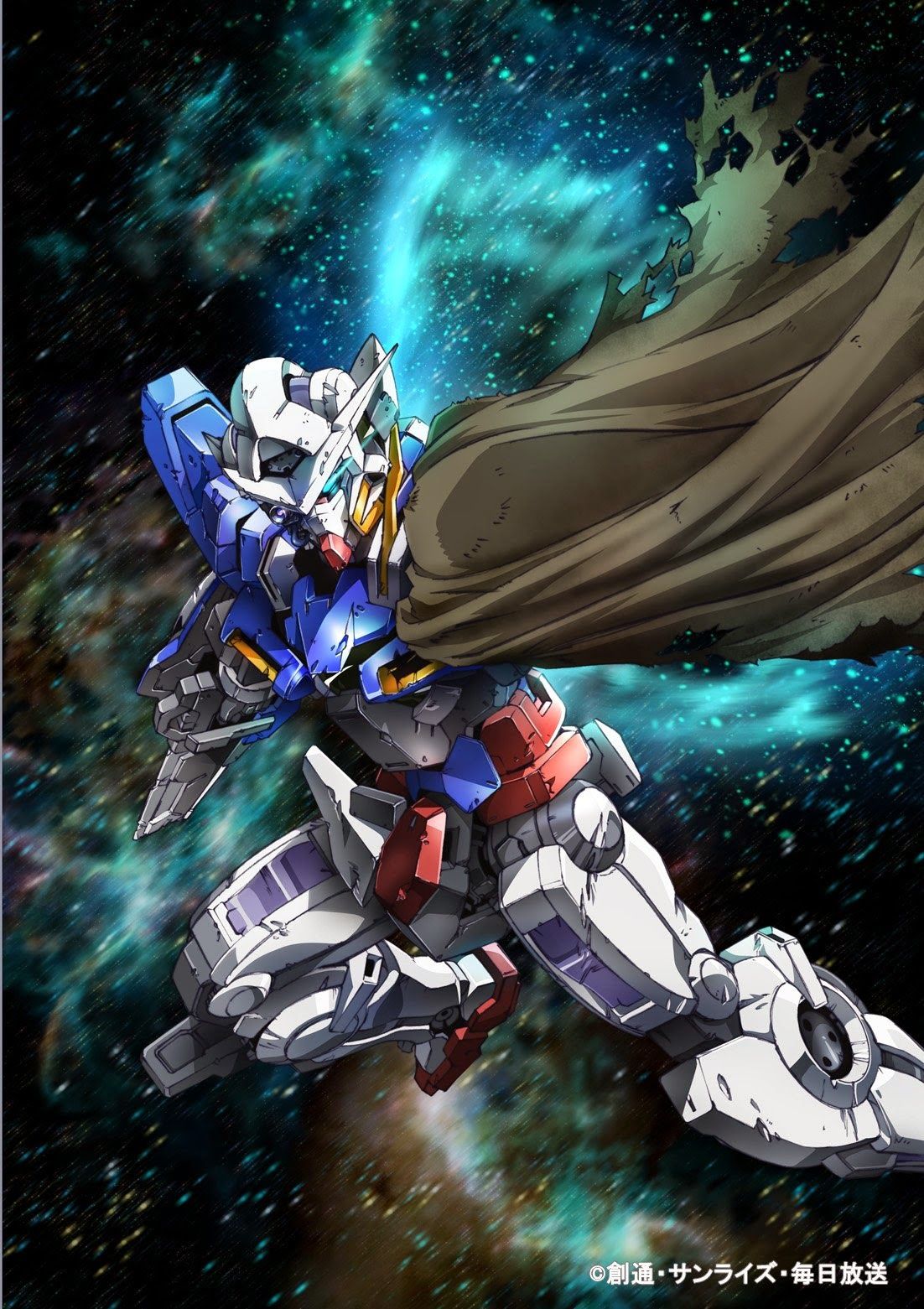 GN 001RE Gundam Exia Repair Wallpaper Poster Image - Gundam Kits