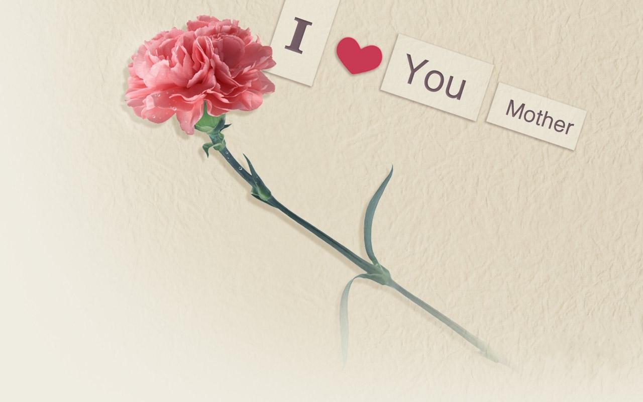 Hd 1280x800 I Love You Mother Rose For Mother Day Desktop