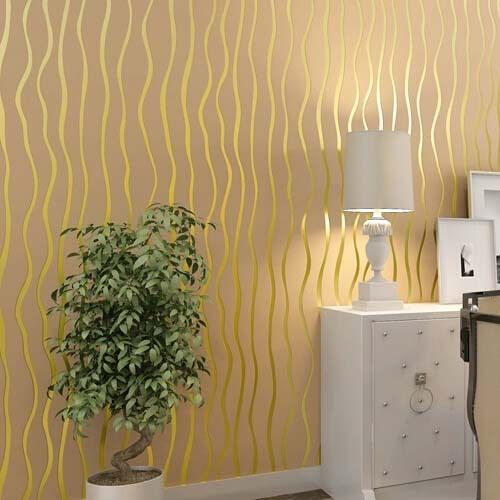 Popular Gold Stripe Wallpaper-Buy Cheap Gold Stripe Wallpaper lots ...