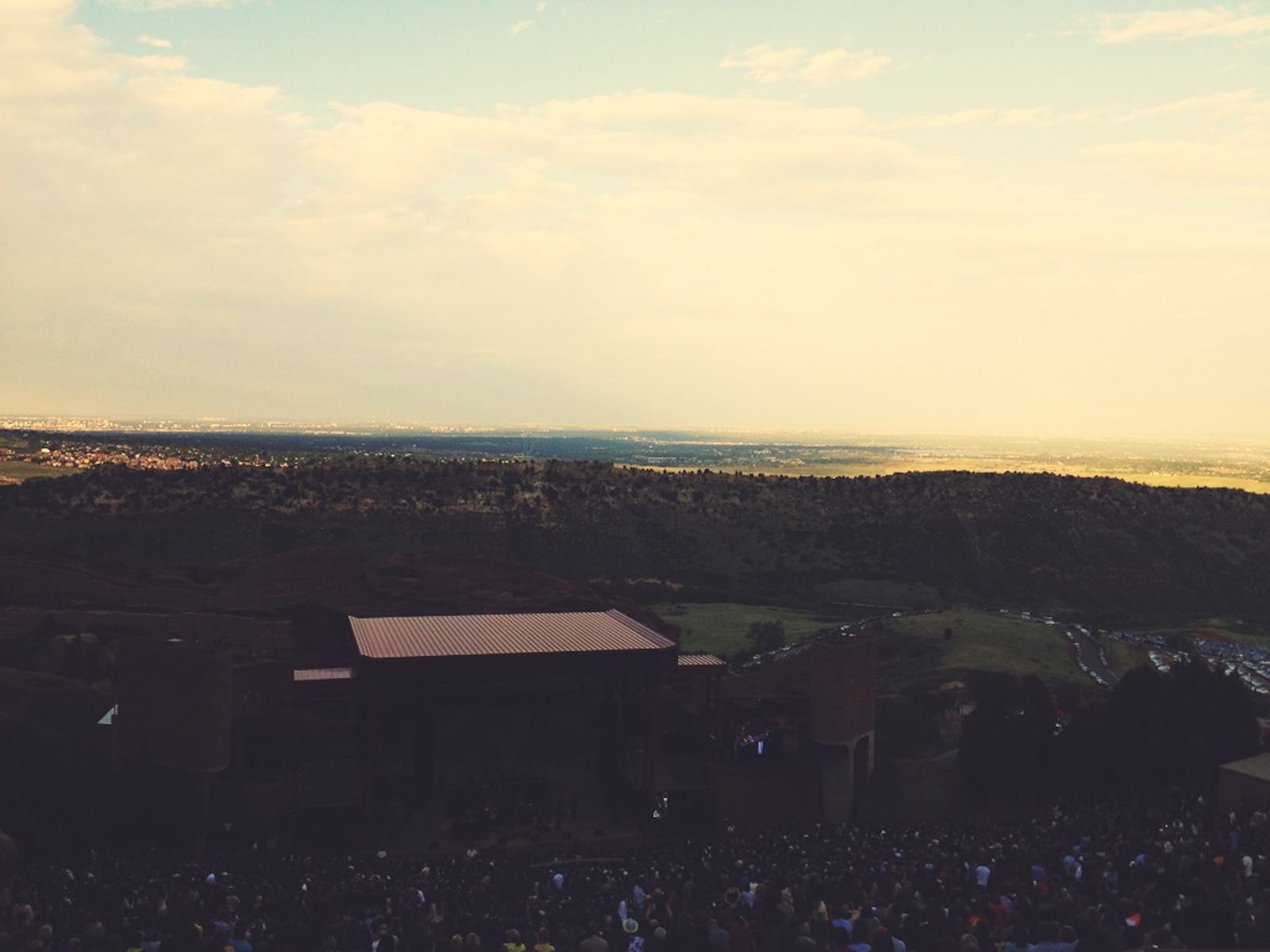 Music washes the soul dust Bon Iver at Red Rocks through the