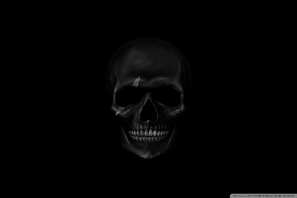 Black Skull HD desktop wallpaper High Definition Fullscreen