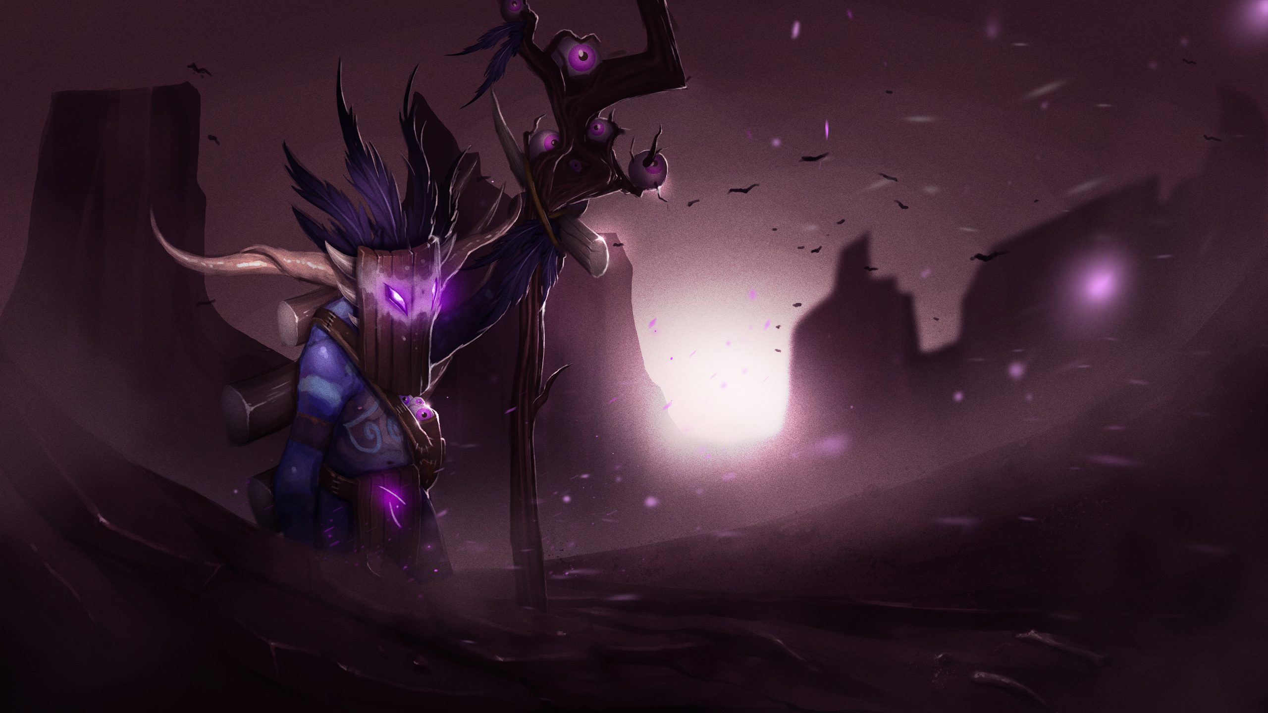 Witch Doctor And The Black Magic Wallpaper Dota 2 HD Wallpapers