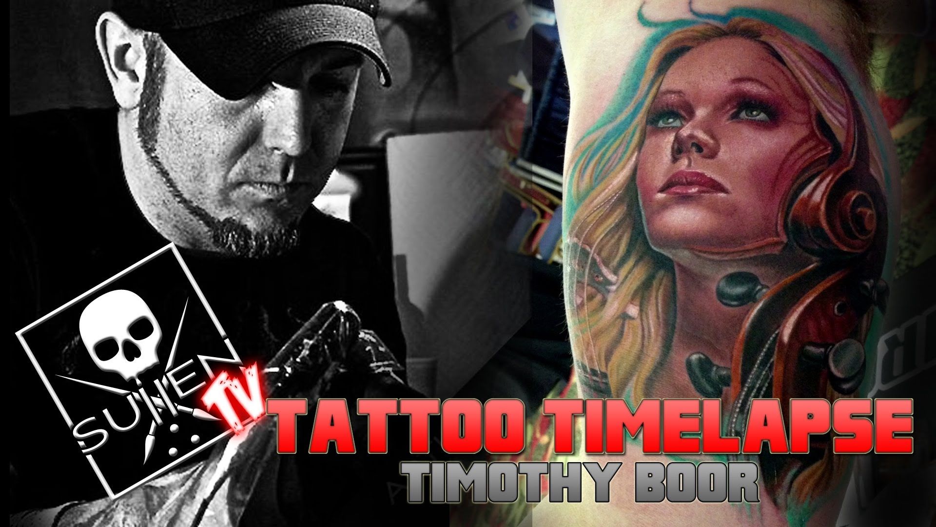 Tattoo Time Lapse - Timothy Boor - Tattoos Color Woman Infused ...