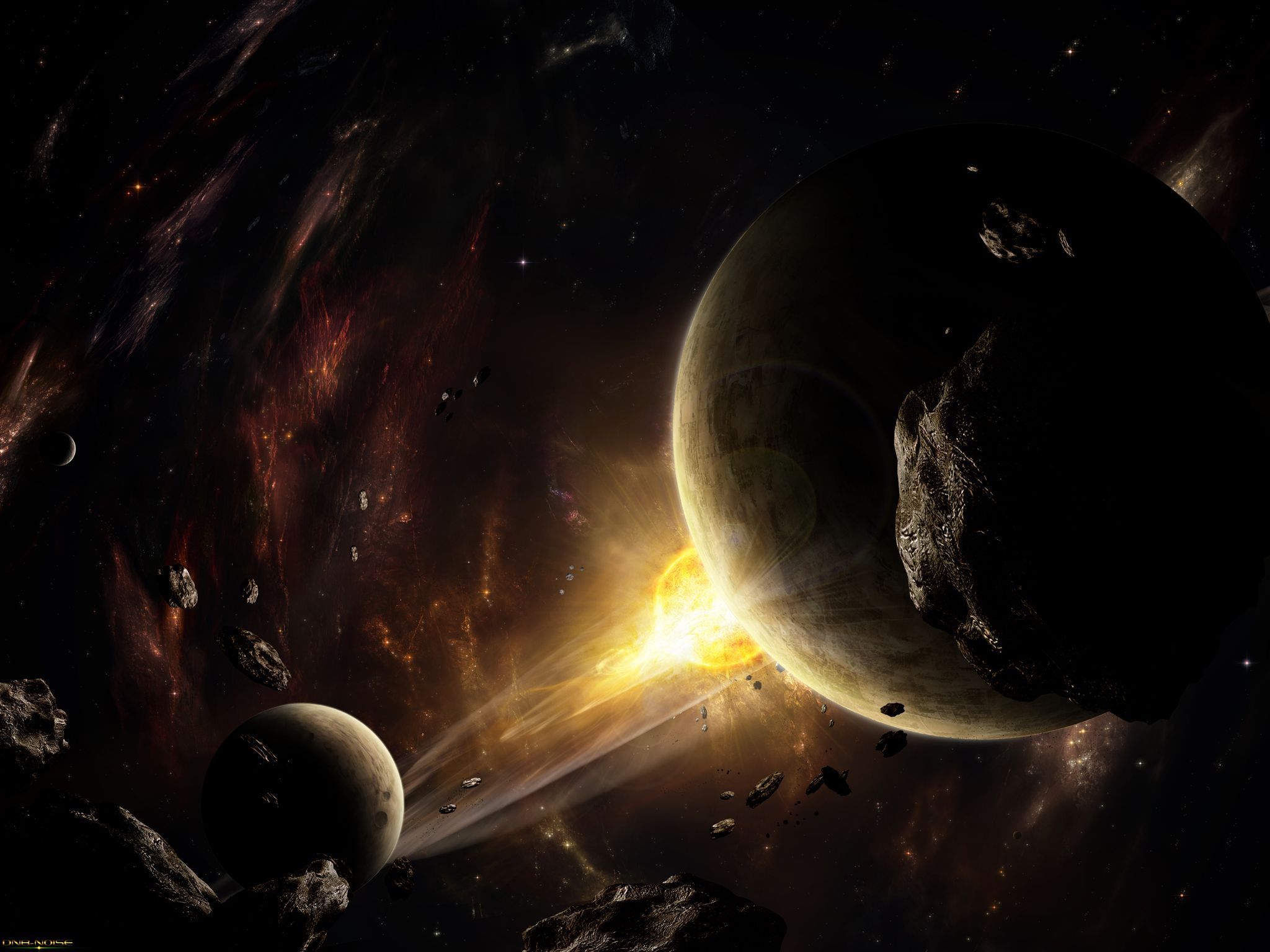 Full HD Wallpapers + Space, Asteroids and Meteoroids, Planets, Sun ...