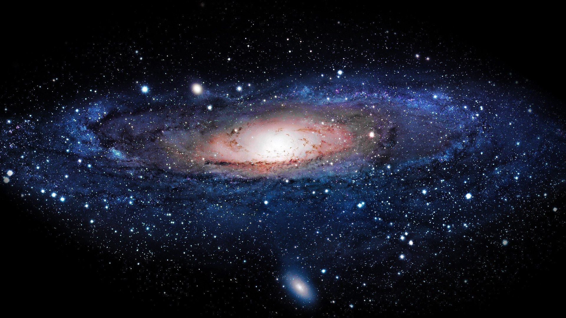 Wallpaper space stars galaxy universe andromeda nebula hd ...