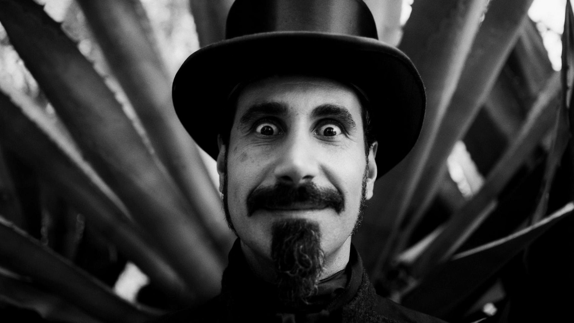 Serj Tankian Hat Eyes Mustache Beard hd wallpaper
