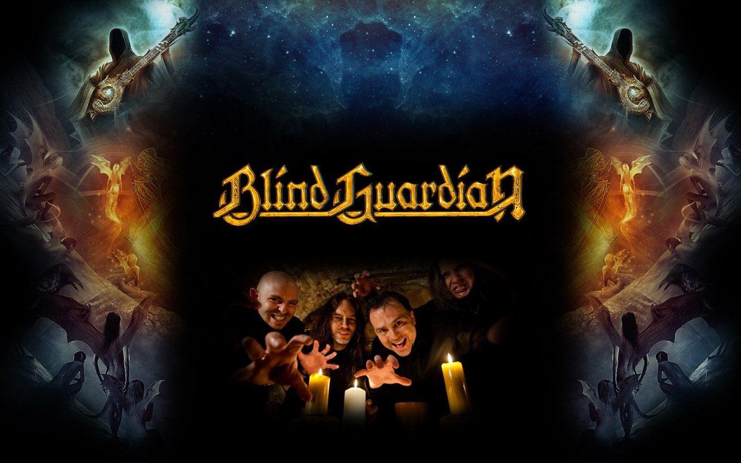 Blind Guardian,At the Edge of Time theme 3 by MFL, Wallpapers