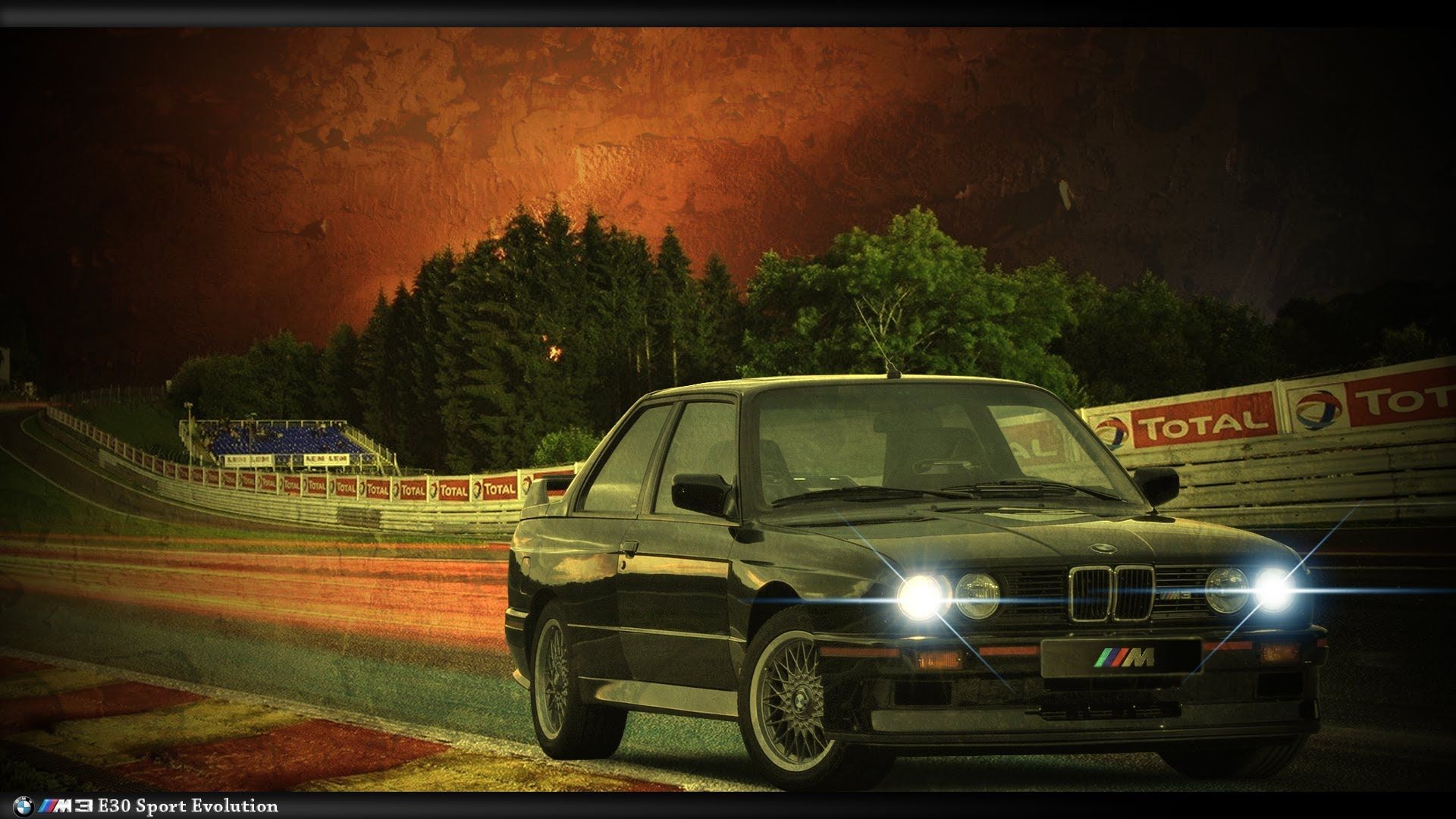 Photoshop CS6 - BMW M3 E30 Sport Evo Wallpaper - YouTube