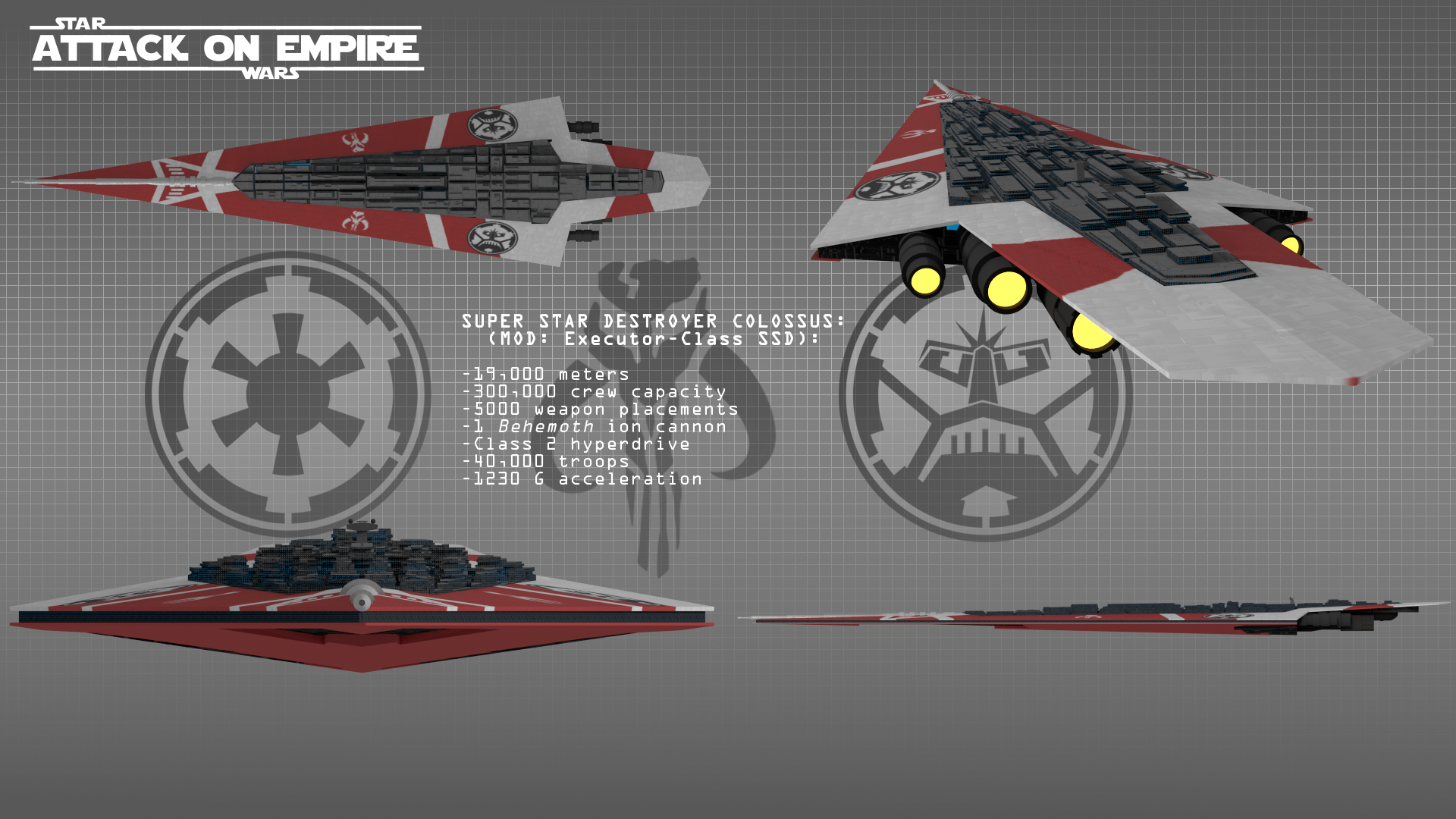 Attack On Empire Super Star Destroyer Collosus by FunnelVortex