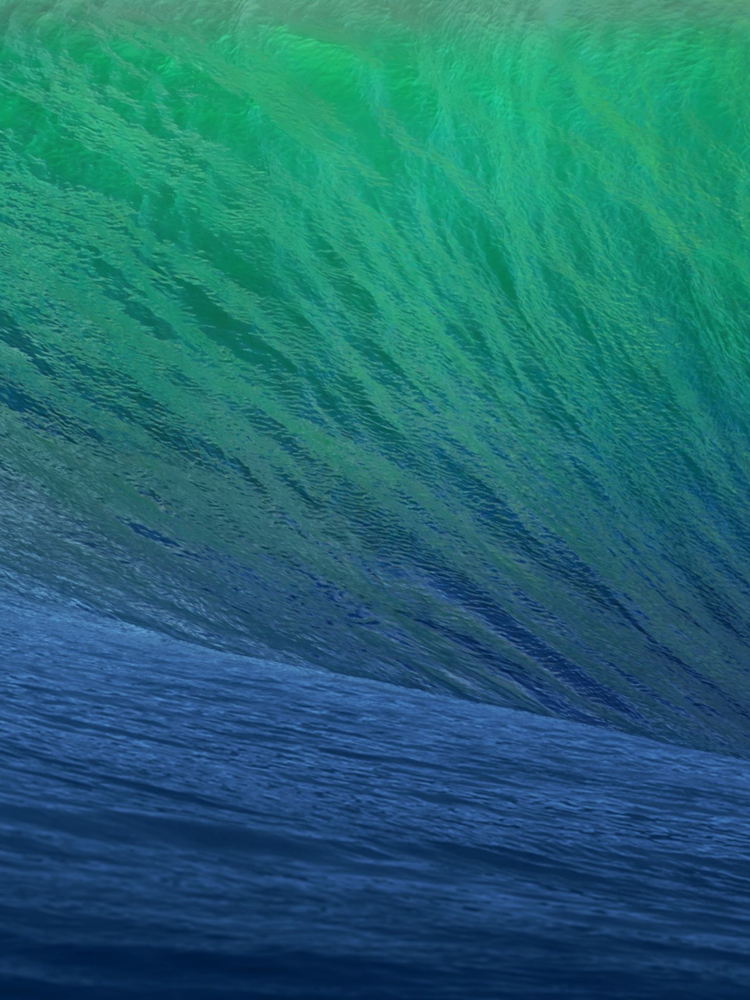 1536x2048 OS X Mavericks Wave Ipad 4 wallpaper