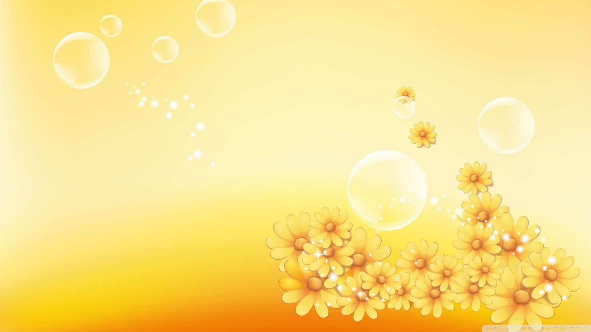 Yellow Flowers Background wallpaper 227417