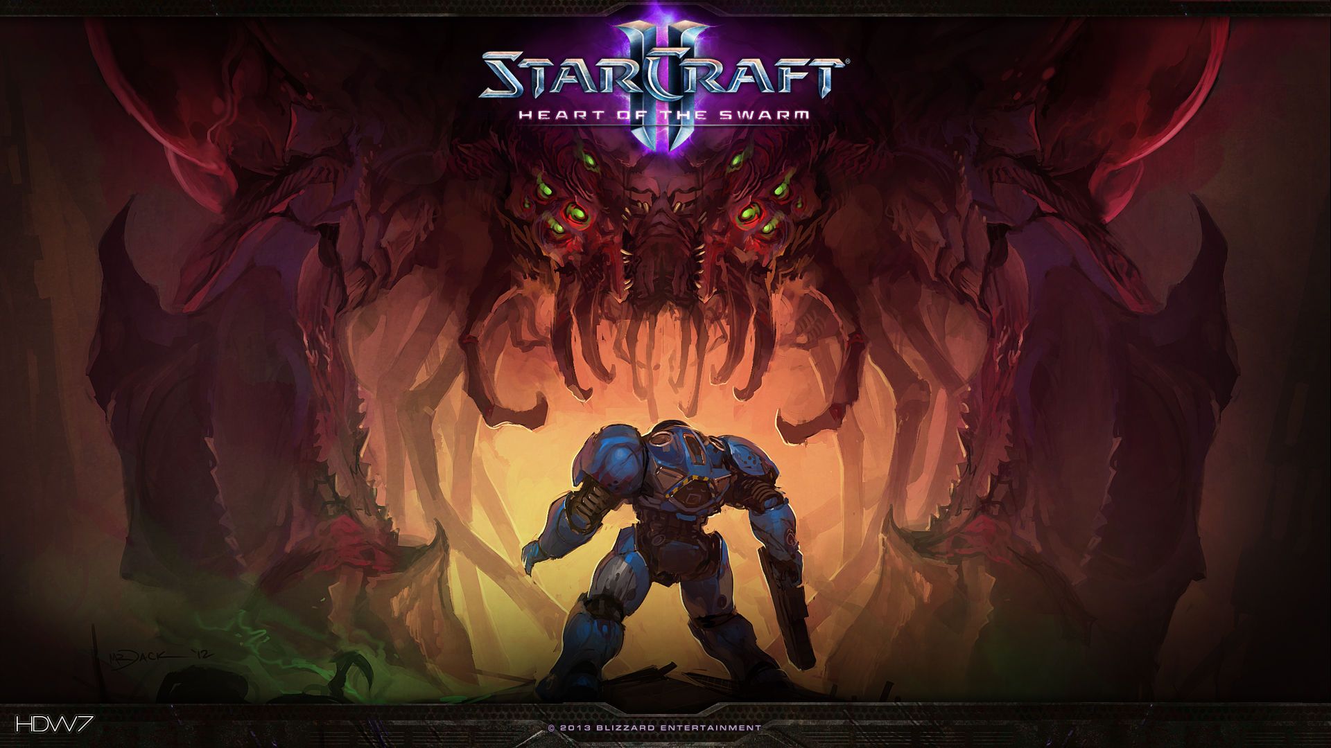 starcraft 2 heart of the swarm just an overlord widescreen hd ...