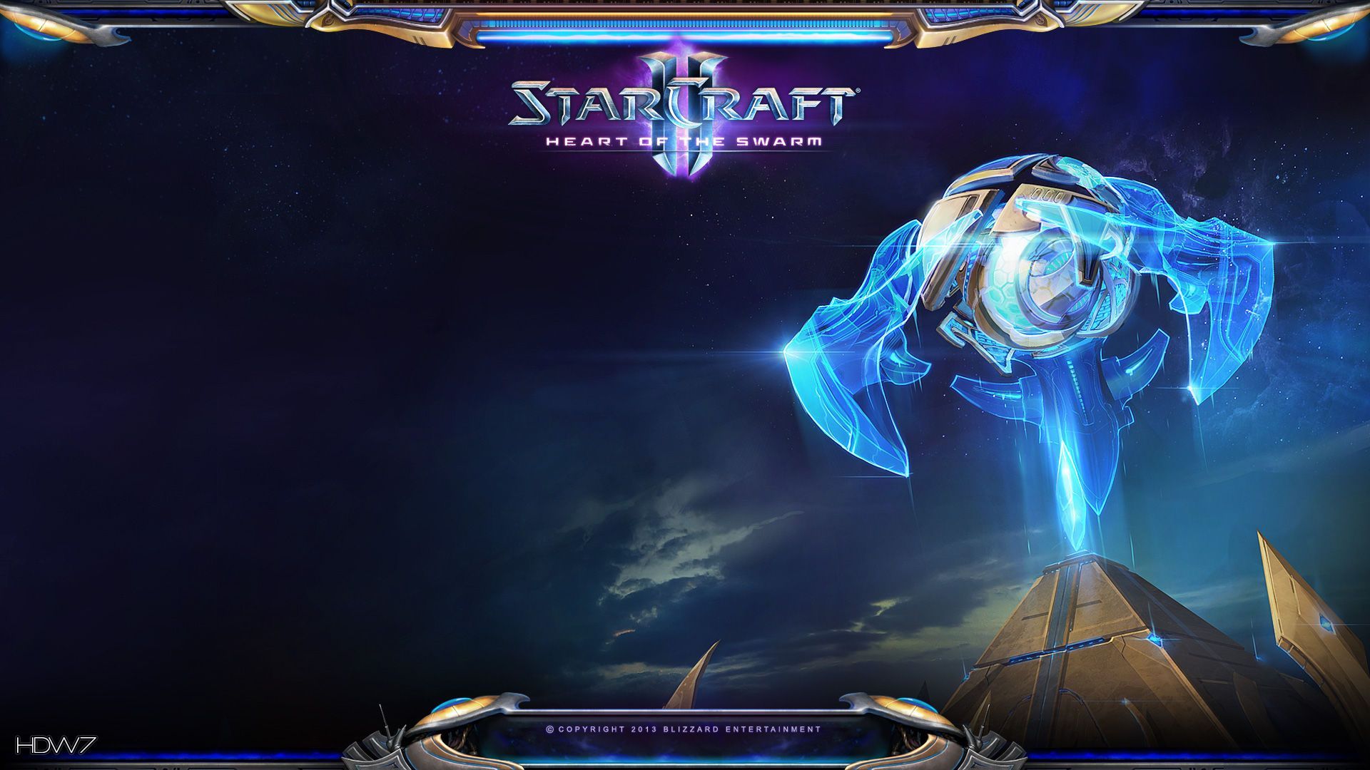 starcraft 2 heart of the swarm mothership core widescreen hd ...