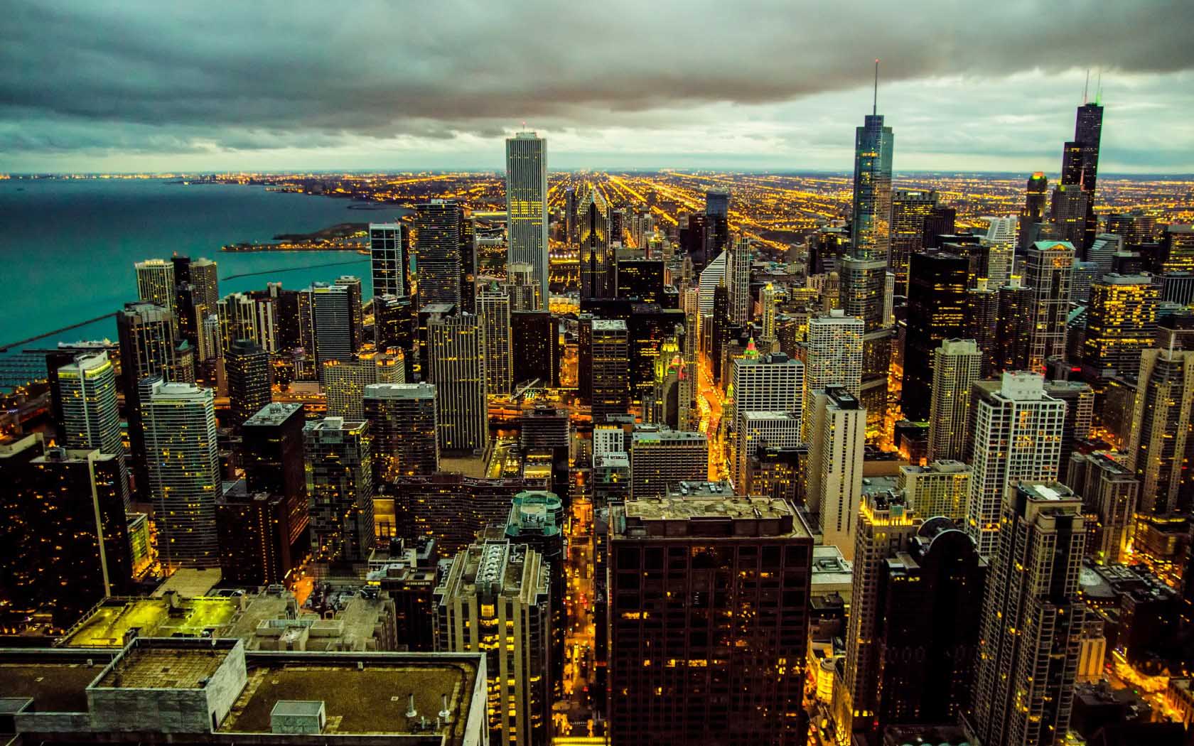 Chicago Skyline beautiful Wallpapers in HD for Desktop