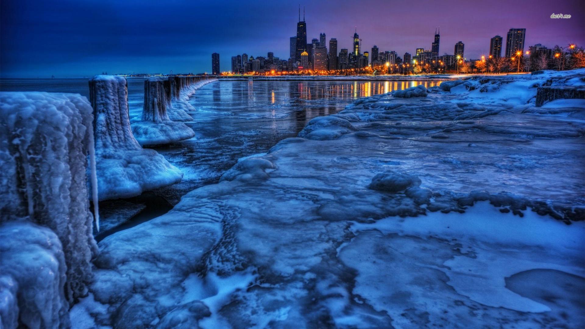 Chicago Winter - wallpaper.