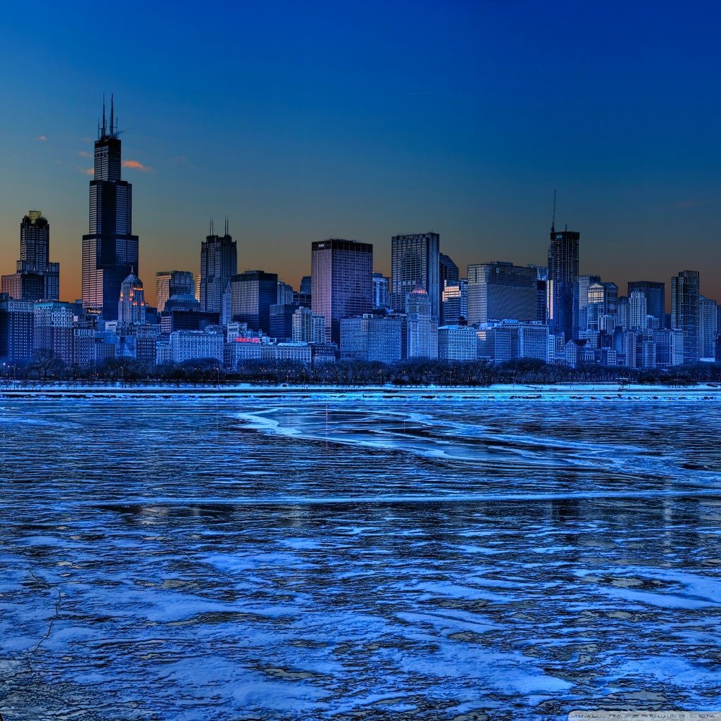 Chicago Skyline HD desktop wallpaper : High Definition ...
