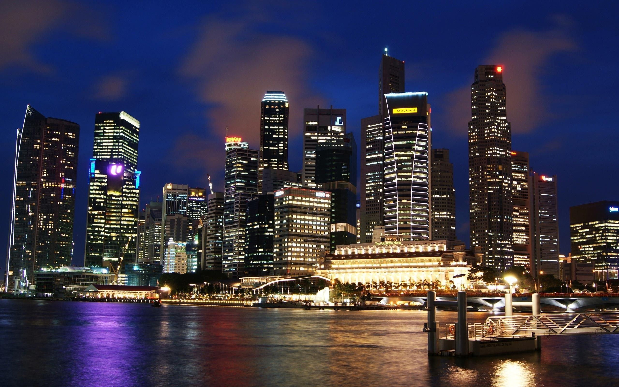 Cityscapes city skyline wallpaper | 2560x1600 | 16652 | WallpaperUP