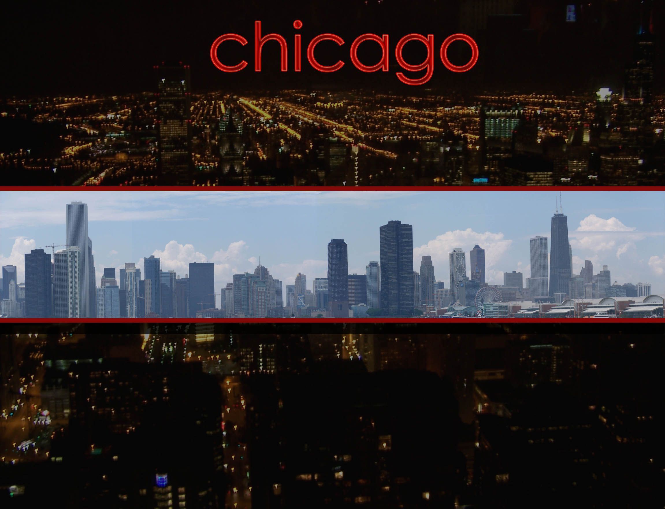 Windows wallpaper, Chicago skyline