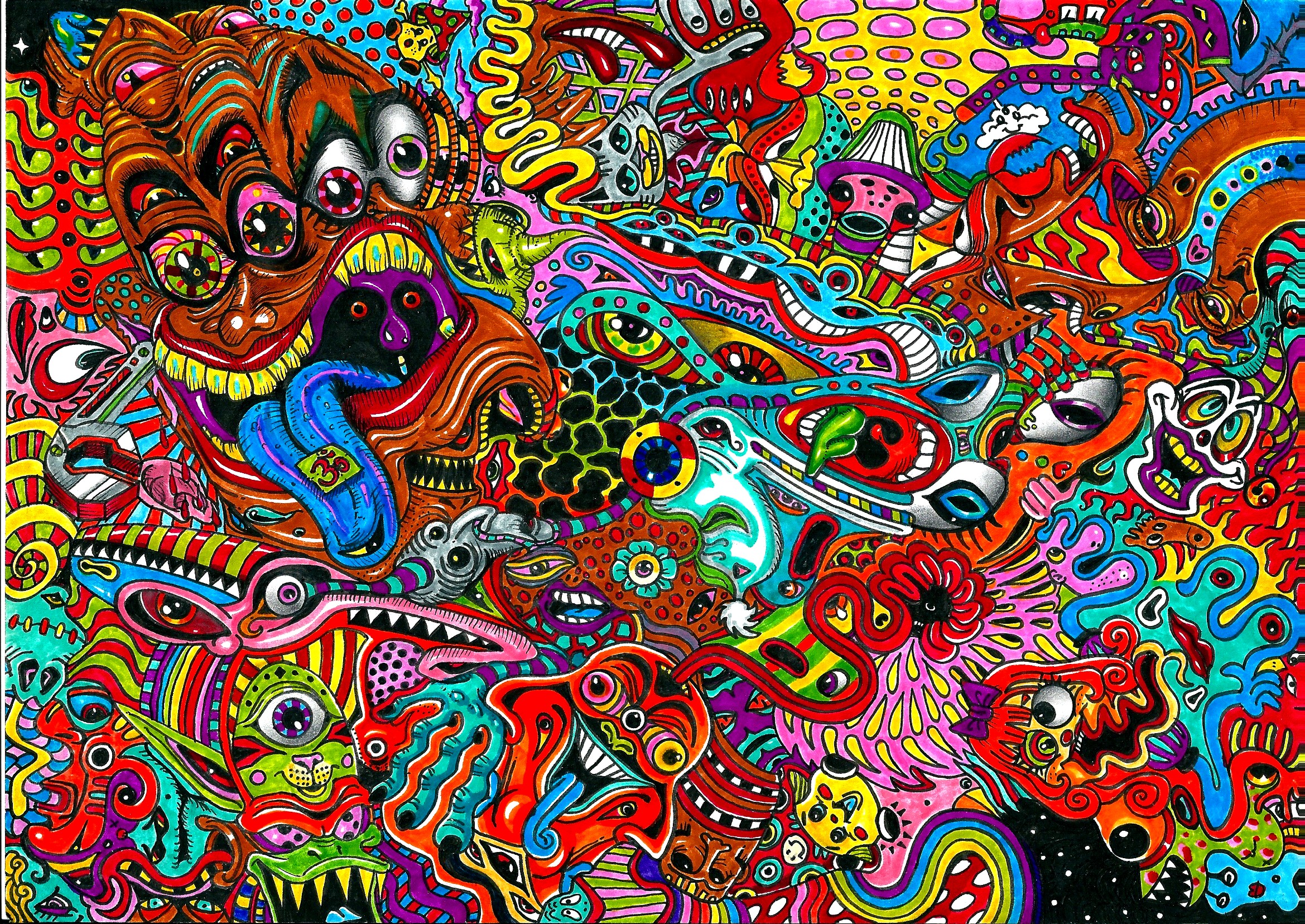519 Psychedelic HD Wallpapers Backgrounds - Wallpaper Abyss
