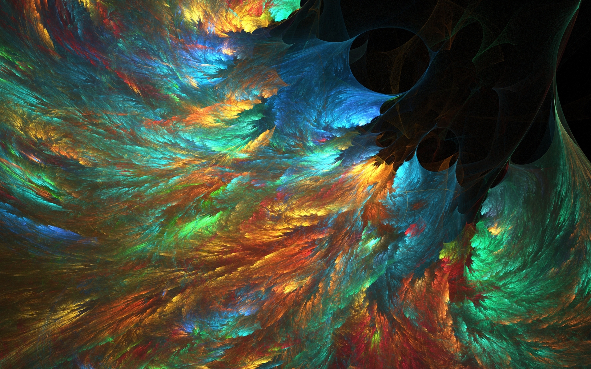 Abstract fractal colors cg digital art artistic psychedelic bright ...