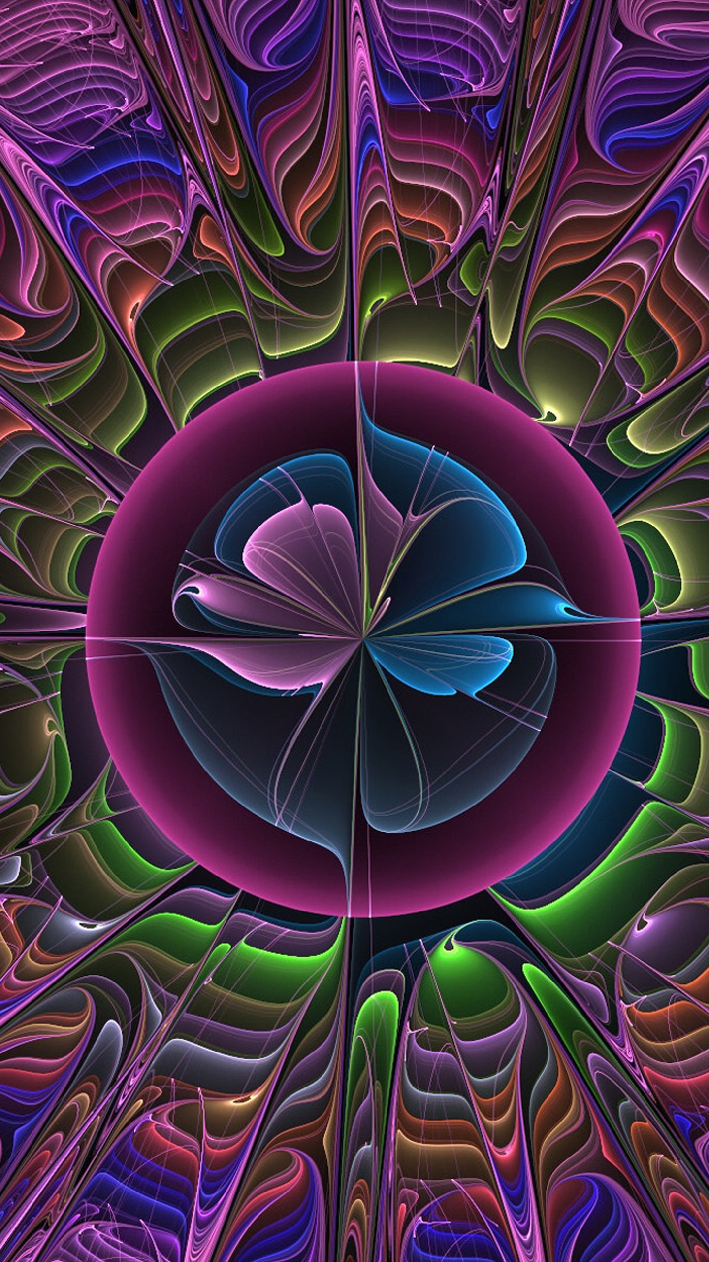 Psychedelic Art Galaxy S6 Wallpaper (1440x2560)