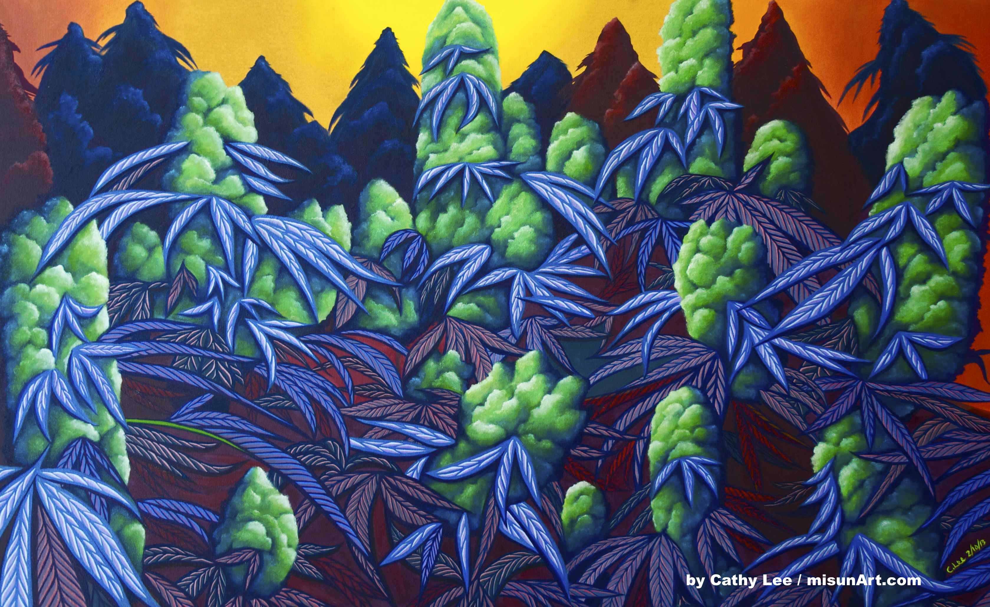 420 marijuana weed drugs art artwork psychedelic wallpaper ...