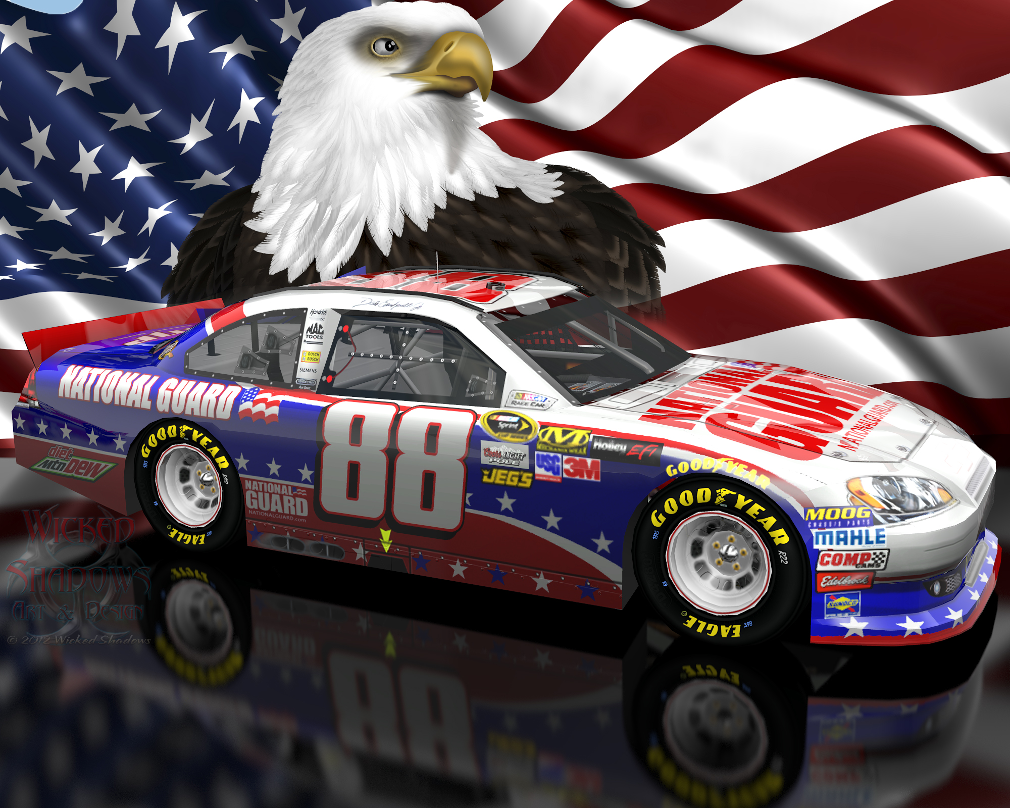 Wallpapers By Wicked Shadows NASCAR Backgrounds