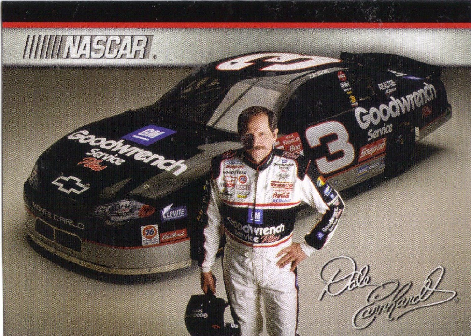 Amazon.com : NASCAR Dale Earnhardt Sr. #3 - 8 Note Cards with ...