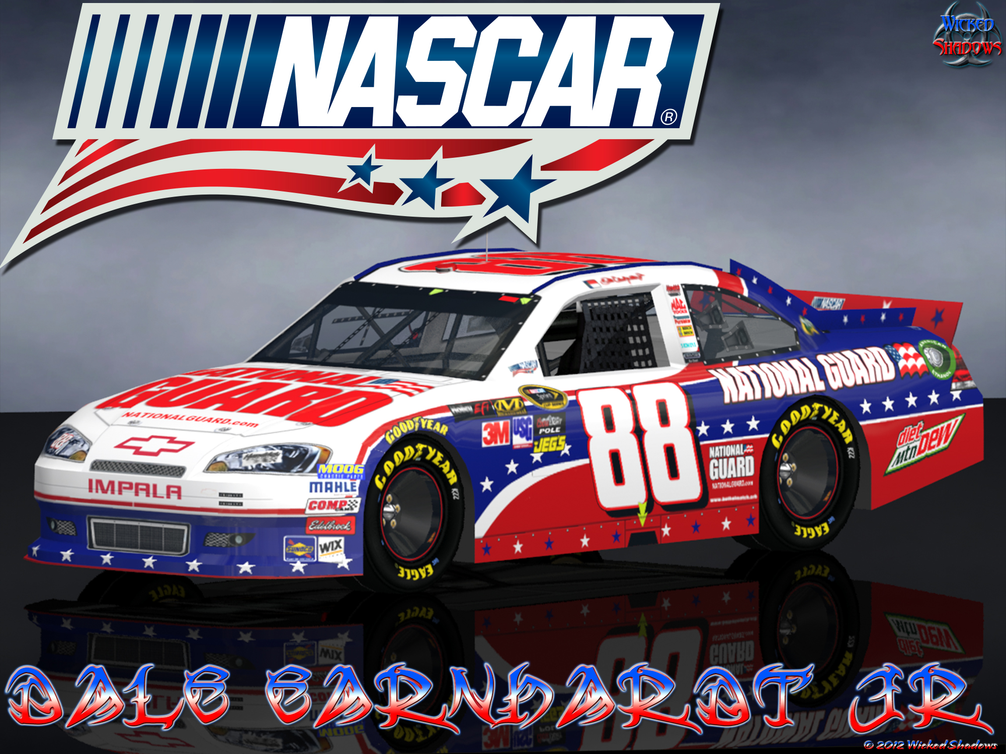 Wallpapers By Wicked Shadows: Dale Earnhardt Jr. Nascar Unites ...