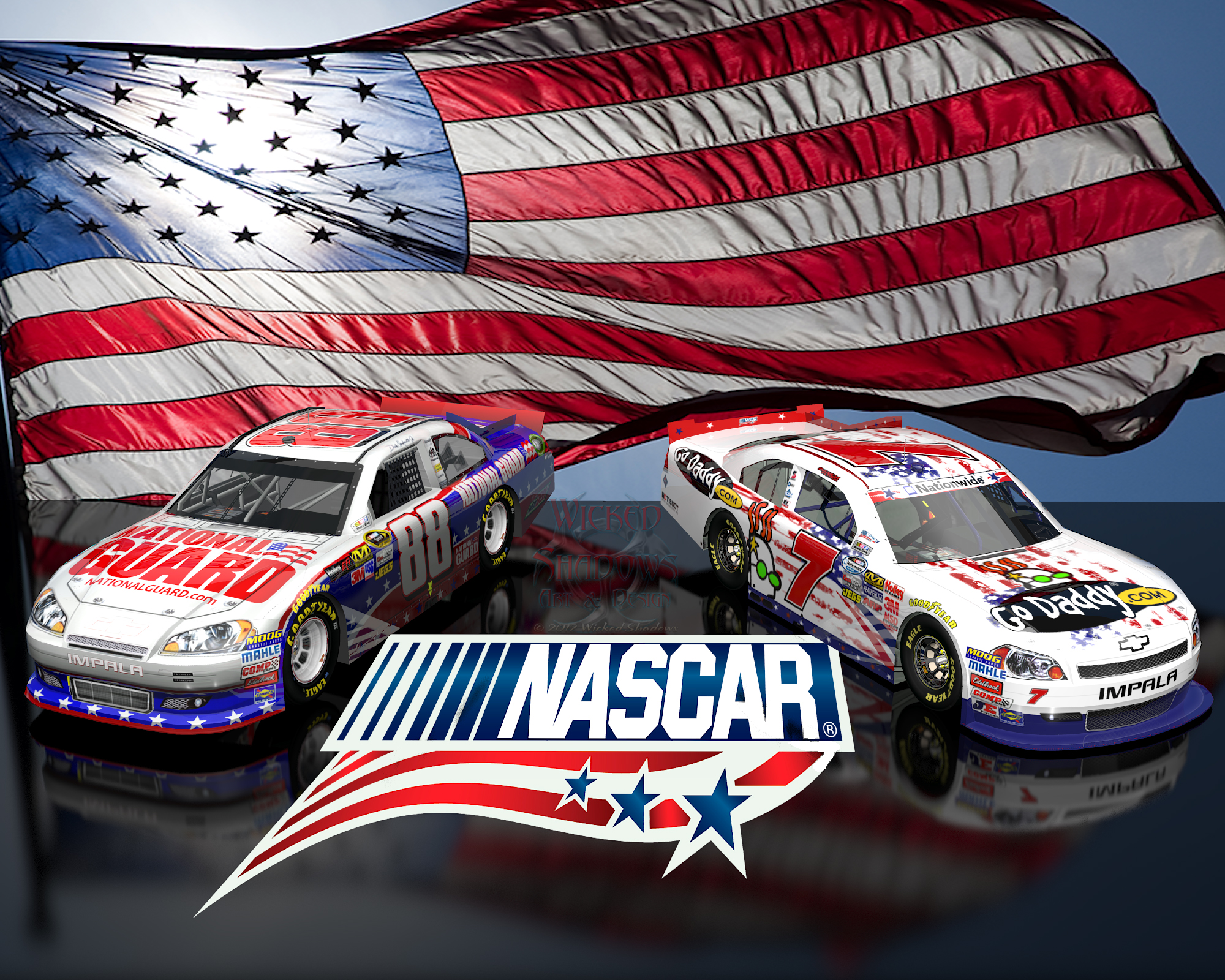 Wallpapers By Wicked Shadows: Dale Earnhardt Jr and Danica Patrick ...