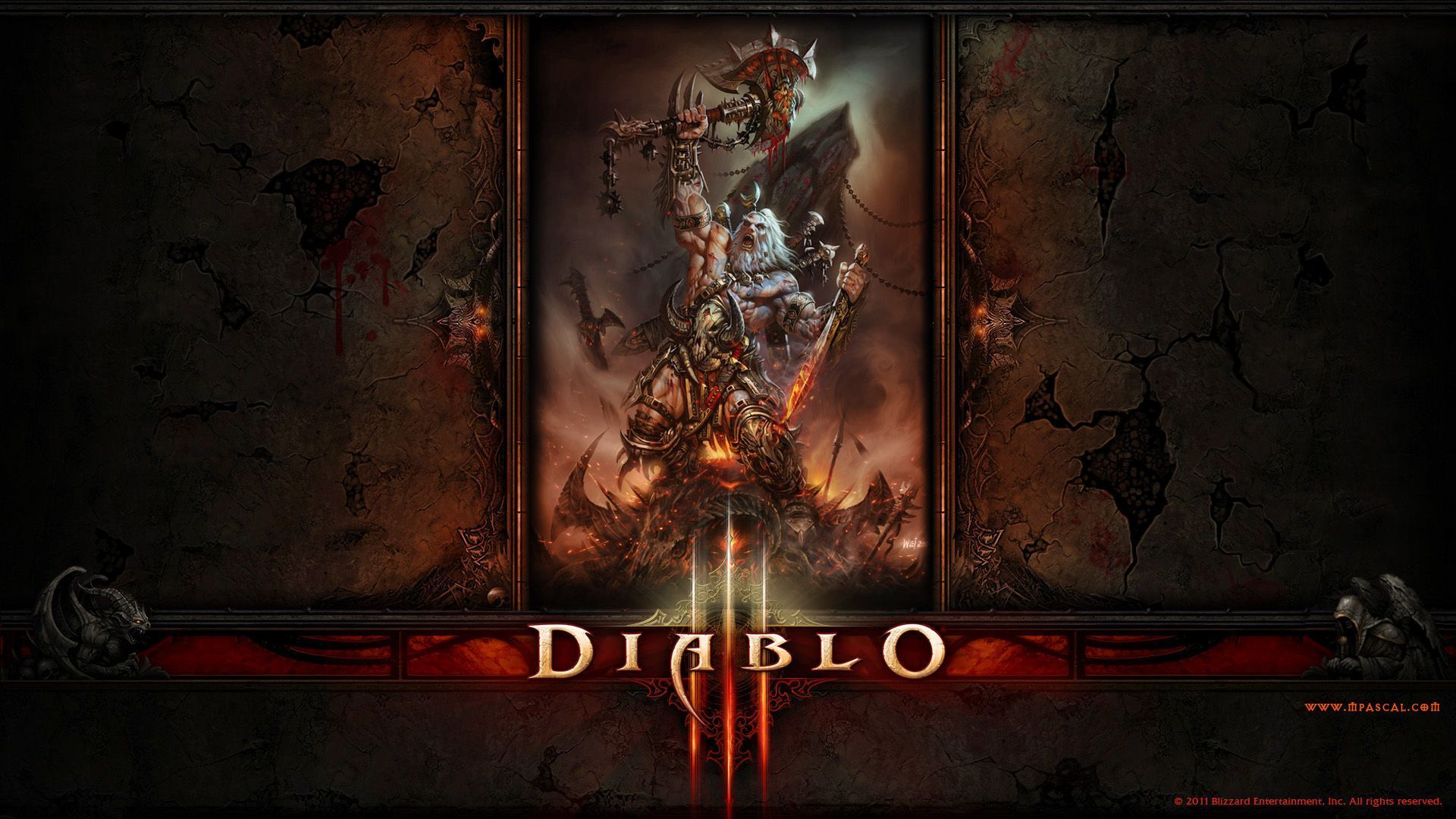 Diablo 3 Barbarian wallpaper by Panperkin on DeviantArt