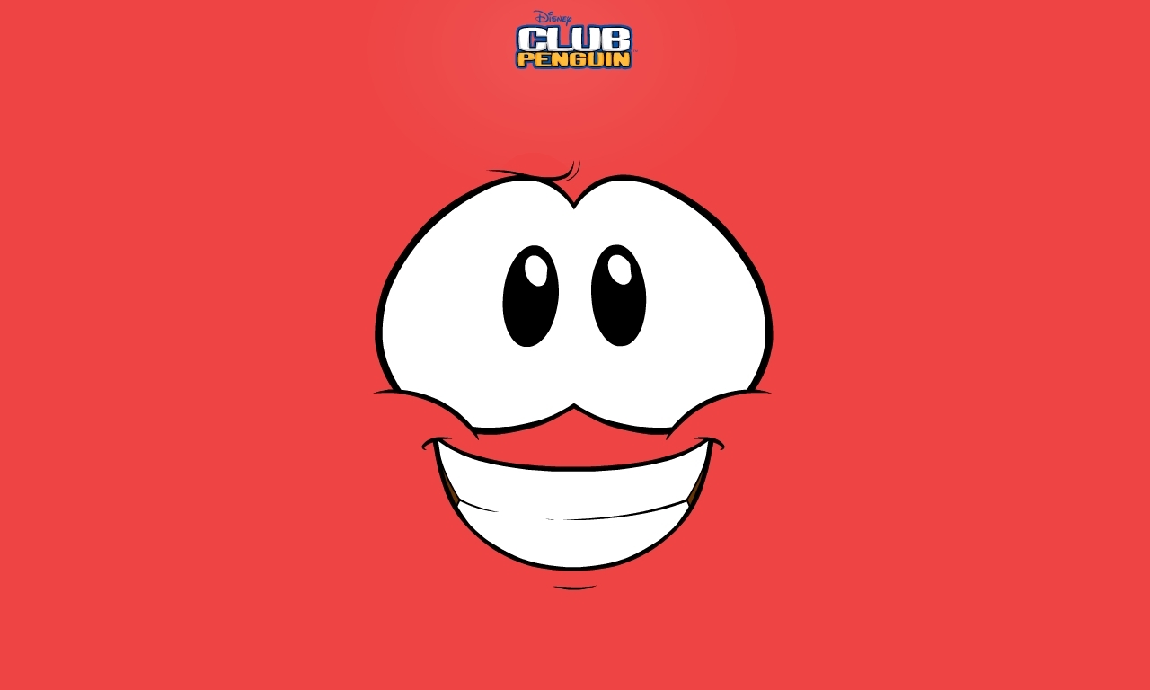 Giant red puffle wallpaper