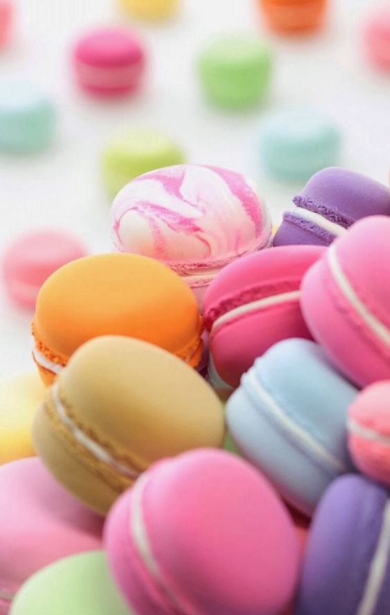 macaron wallpaper for iPhone and Android | Delicious macaron for ...