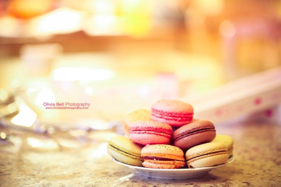 Multicoloured Macaroons (Photo Series) - Olivia Bell Photography