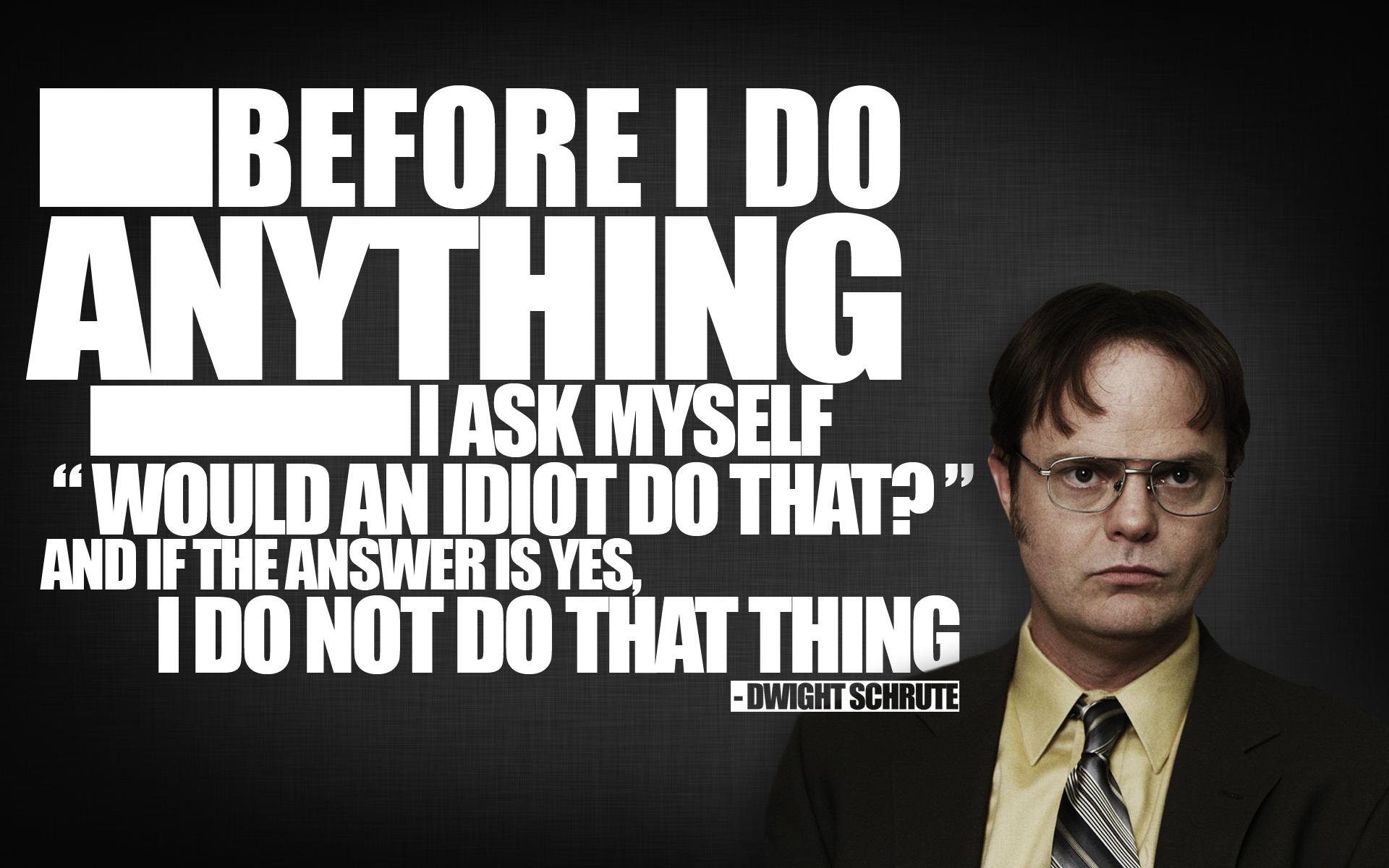 I made this. Dwight Schrute. The Office : wallpapers