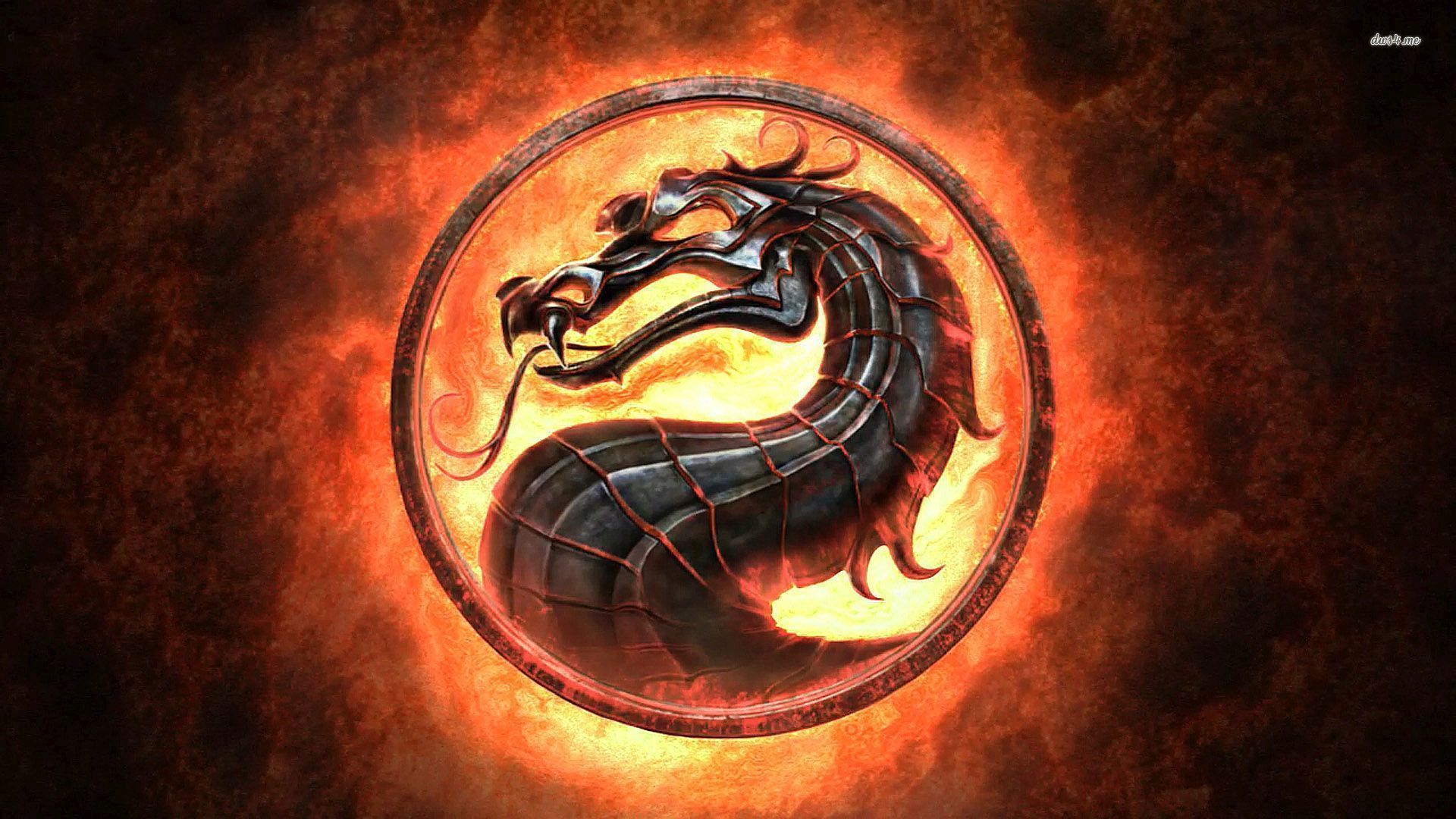Mortal Kombat Dragon Logo wallpaper - Game wallpapers