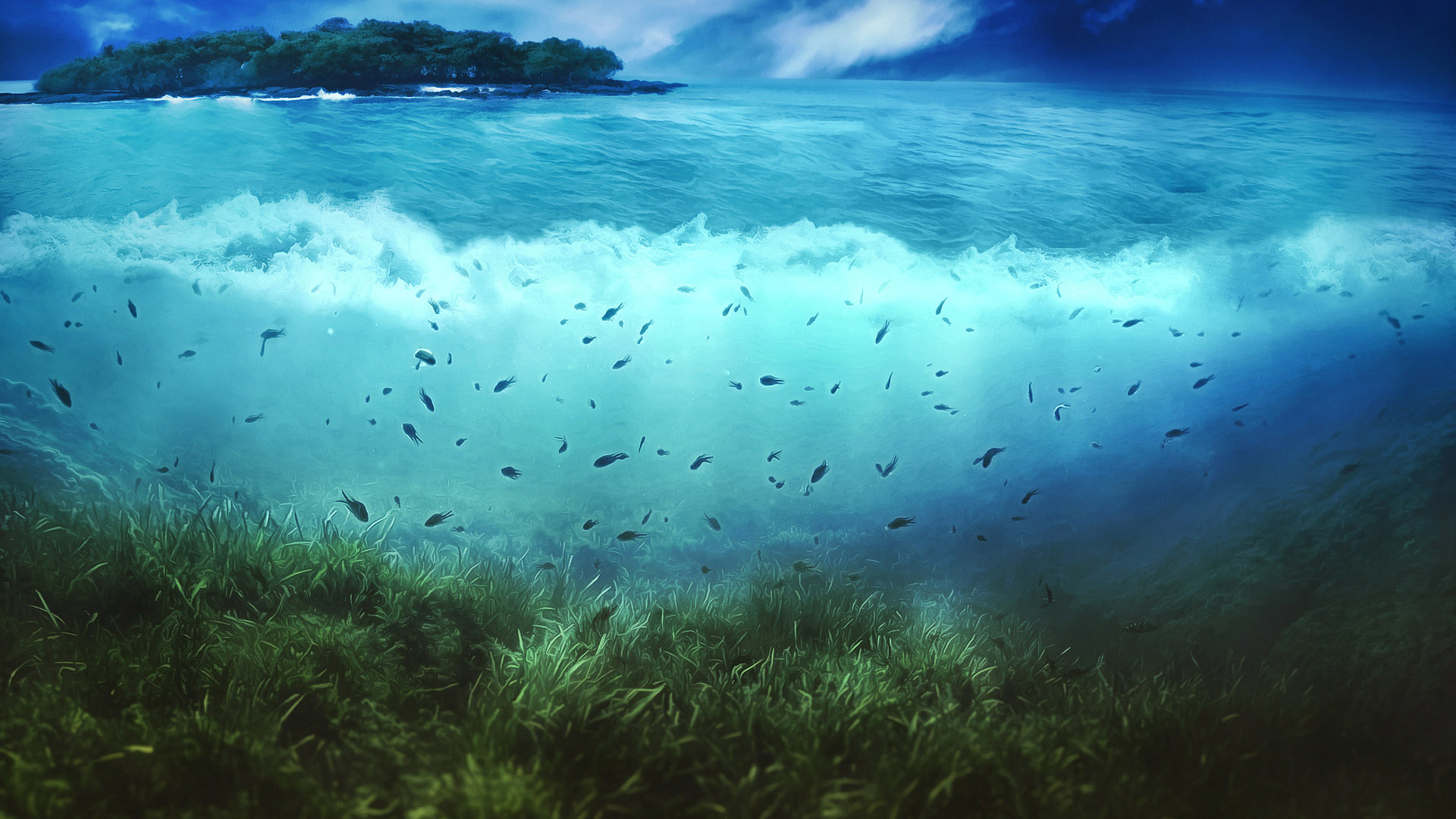 Wallpapers Imac Apple New Mac Underwater Spectacles Cool 1920x1080 ...