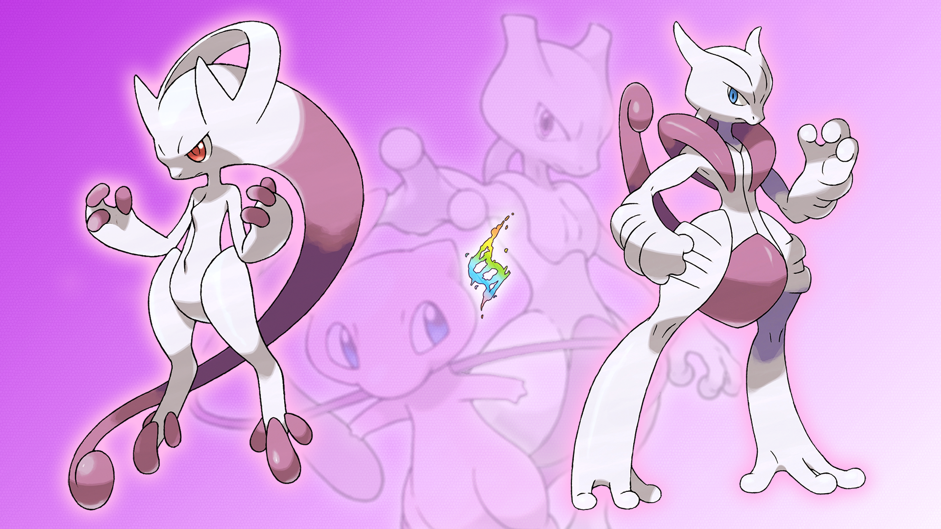 Pokemon GO shiny mewtwo wallpaper by slifertheskydragon on DeviantArt