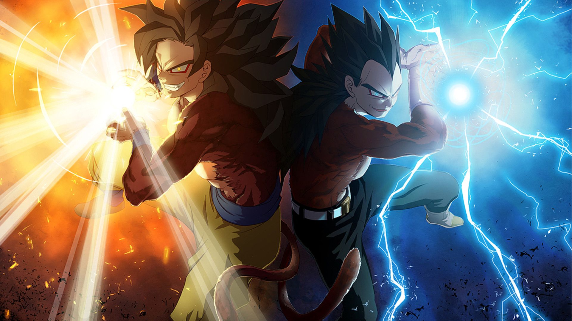 Download wallpaper 1920x1080 dragon ball z, dragon ball, balls, 3d