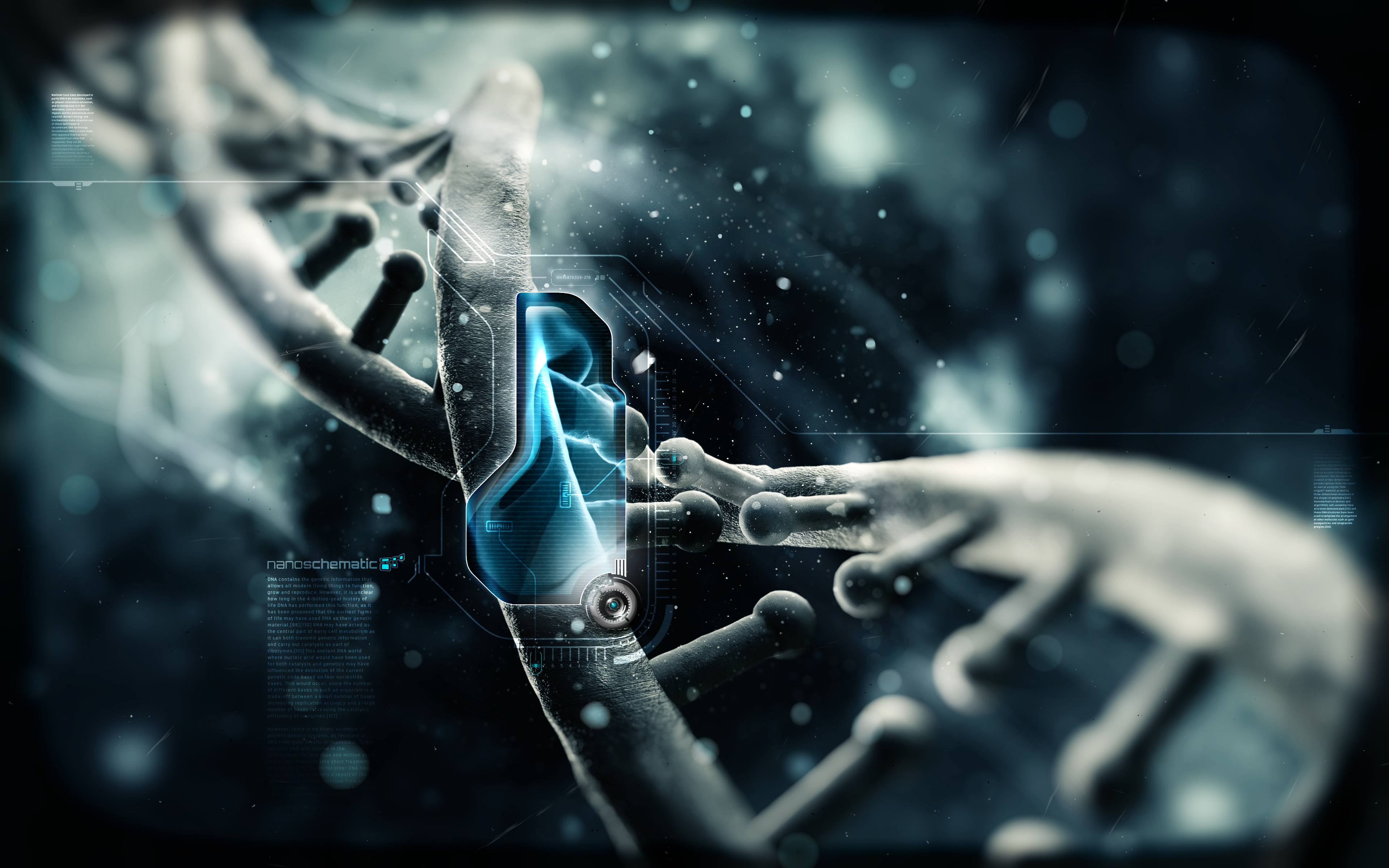 11 DNA Structure HD Wallpapers Backgrounds - Wallpaper Abyss