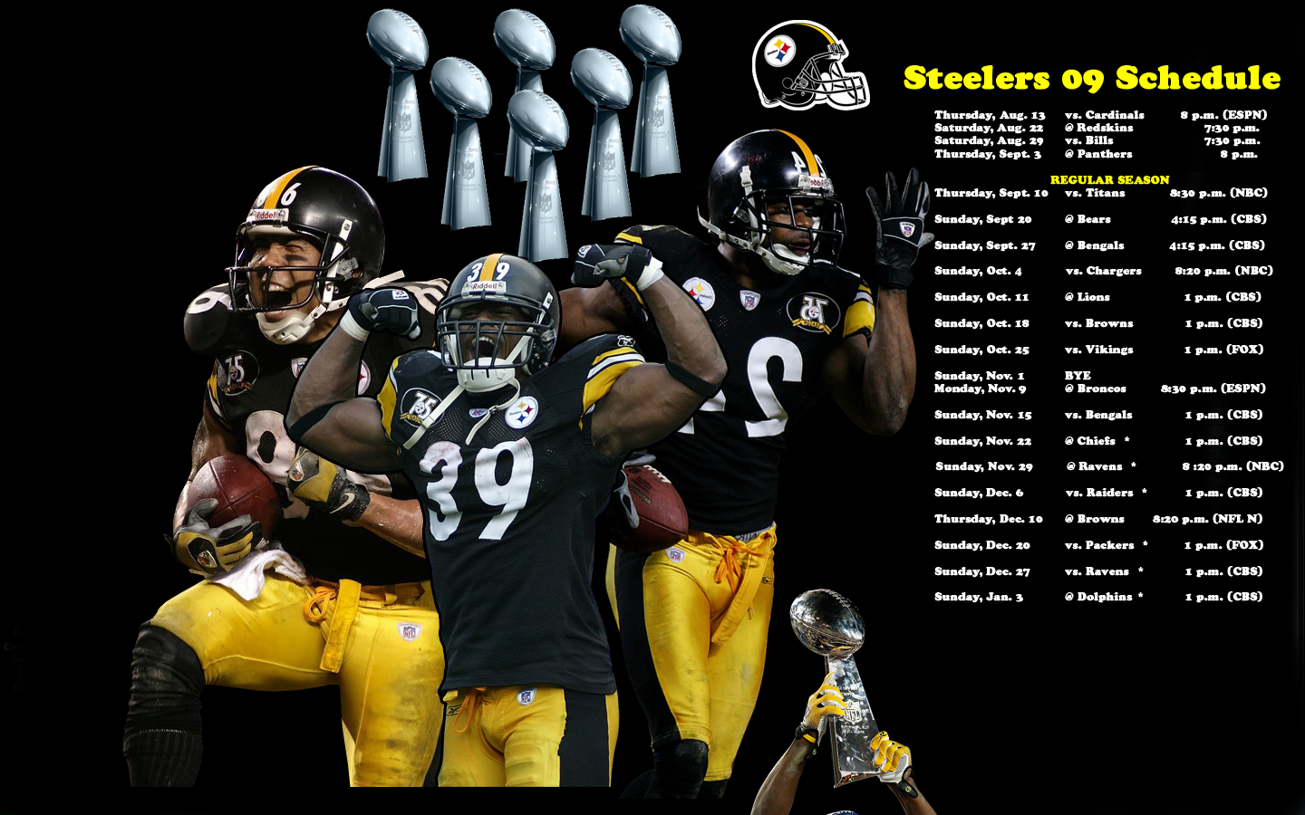 Steelers Wallpapers Schedule - Wallpaper Zone