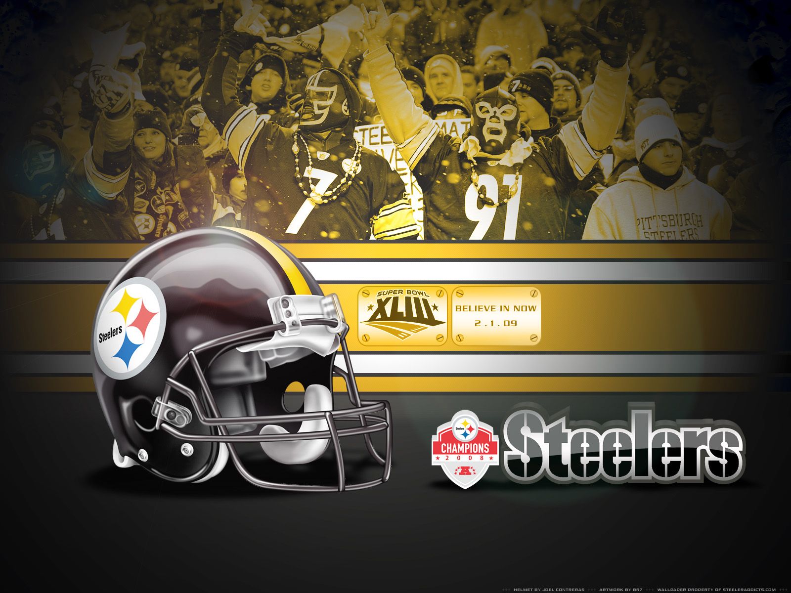 IRBOB SEVENFOLD All Steelers Wallpaper