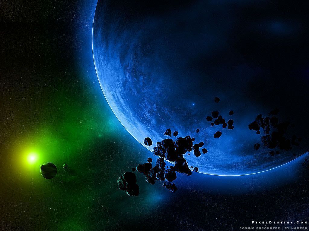 Full HD Wallpapers Space, Asteroids and Meteoroids, Planets