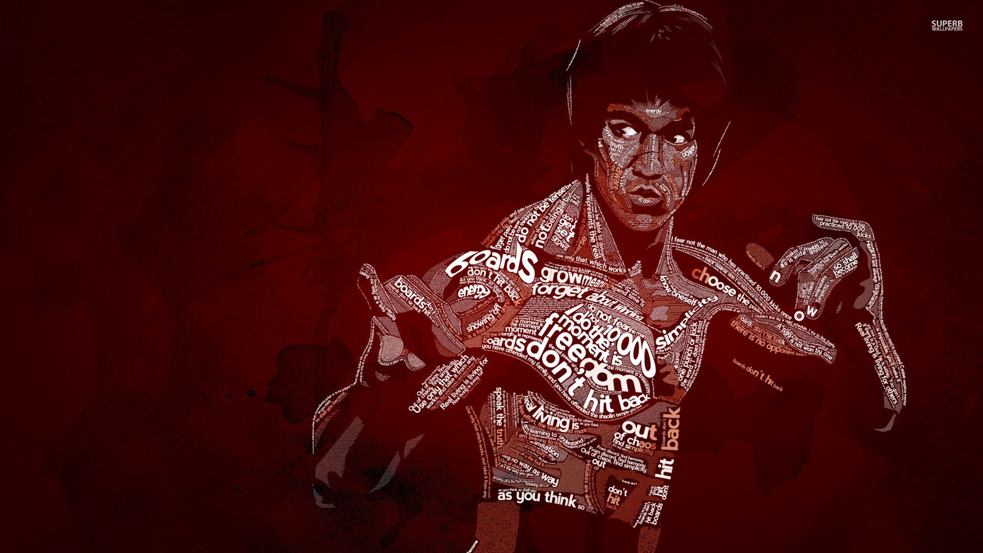Bruce Lee wallpaper - Typography wallpapers