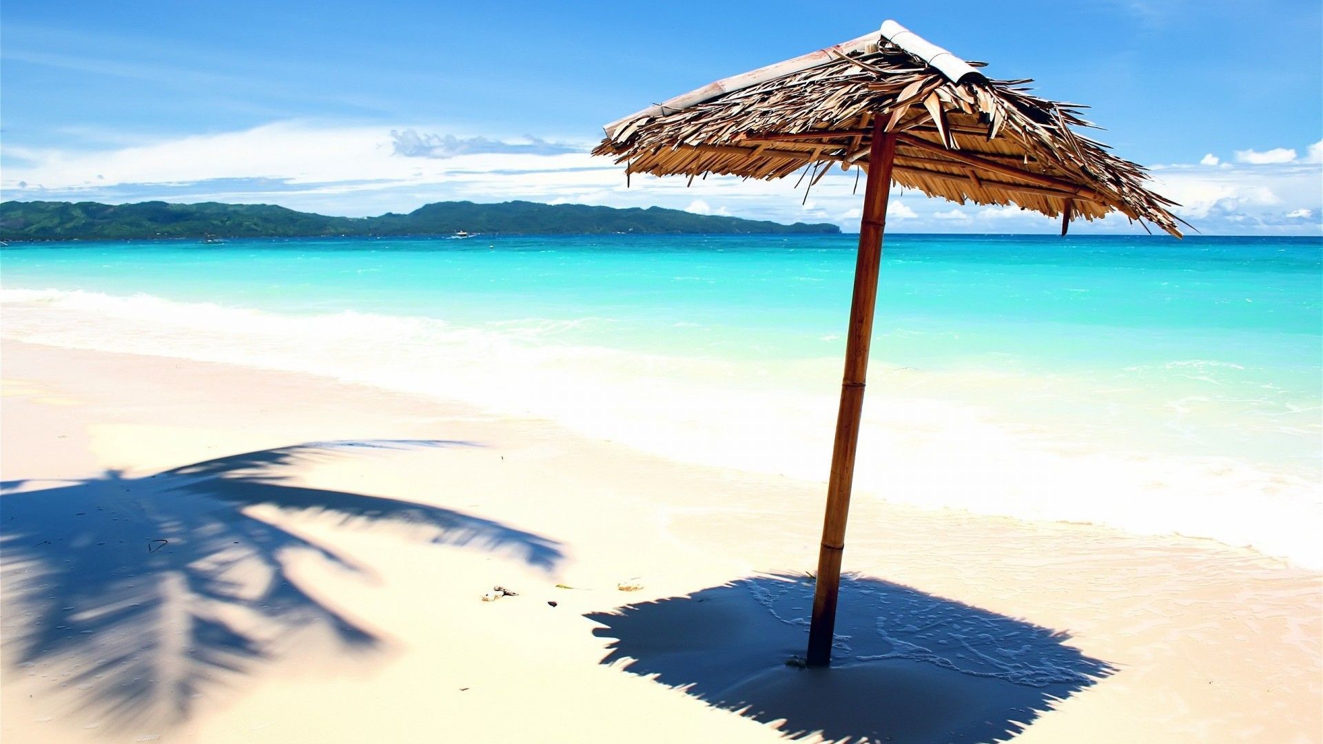 Summer: Lost Palm Island Sea Blue Photo Pics Desktop Backgrounds ...