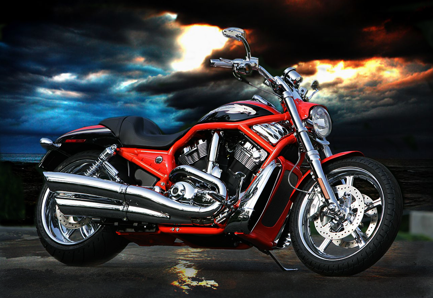 Jestingstock.com Harley Davidson Motorcycle Wallpaper