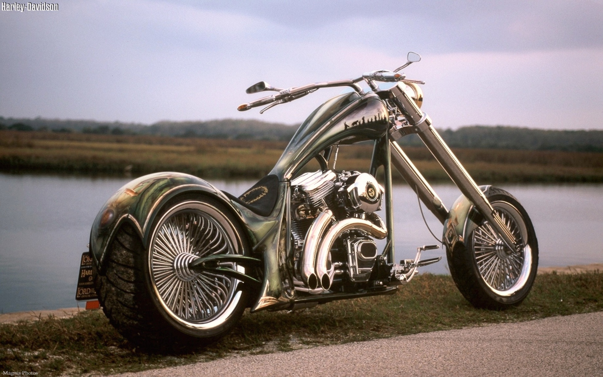 Harley Davidson Chopper HD Backgrounds