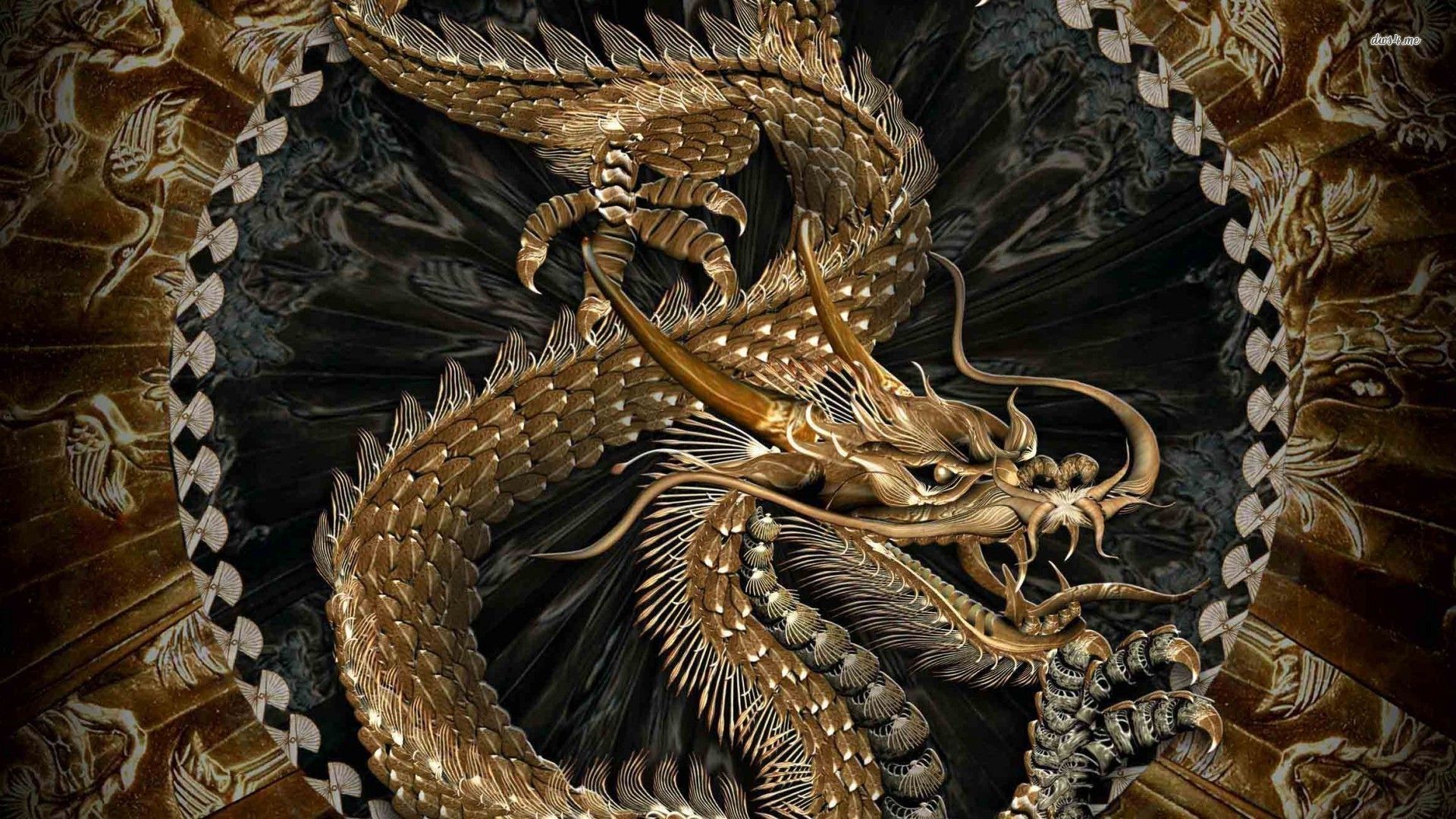 Carved dragon wallpaper - Fantasy wallpapers