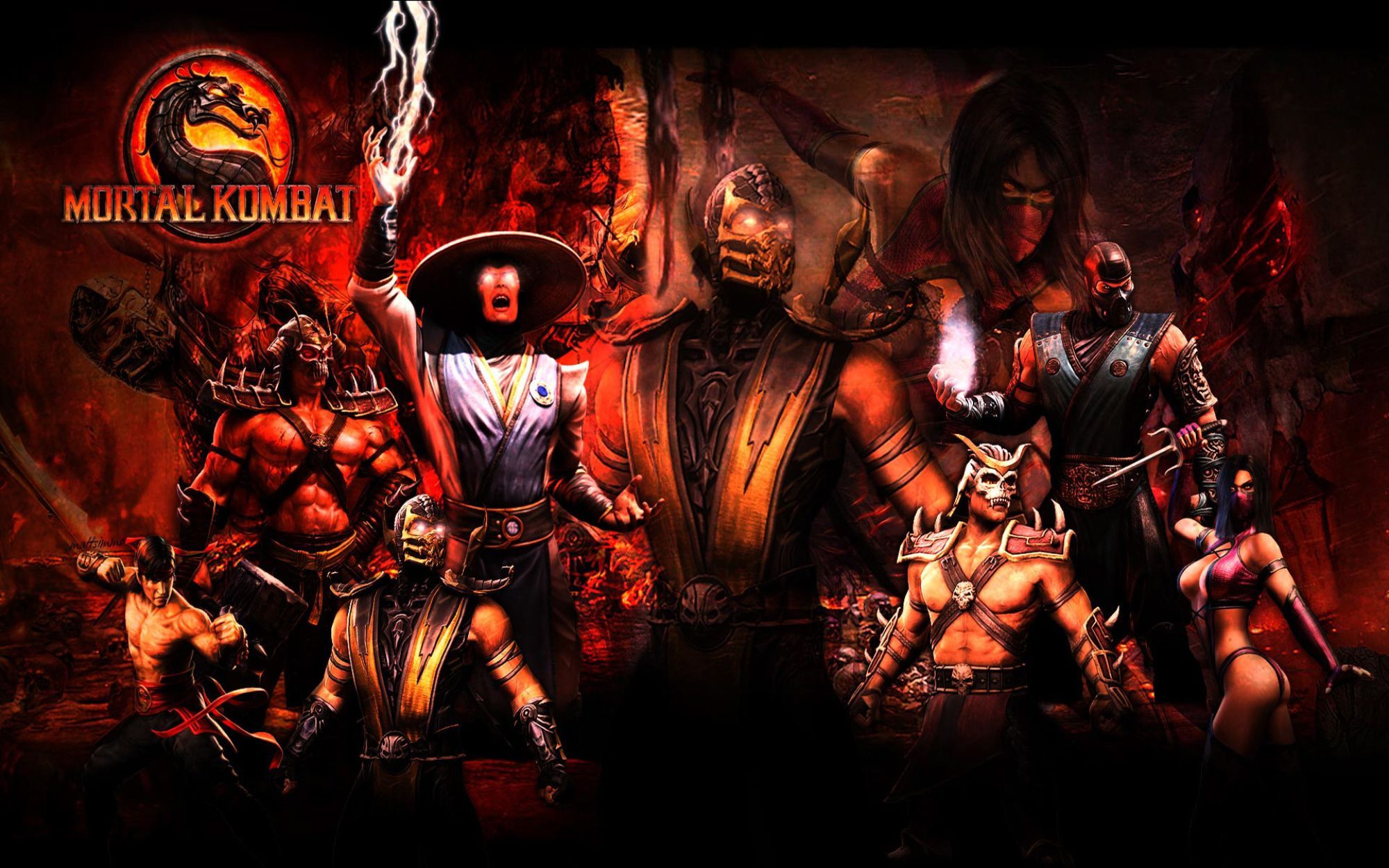 Mortal kombat 2011 characters wallpaper