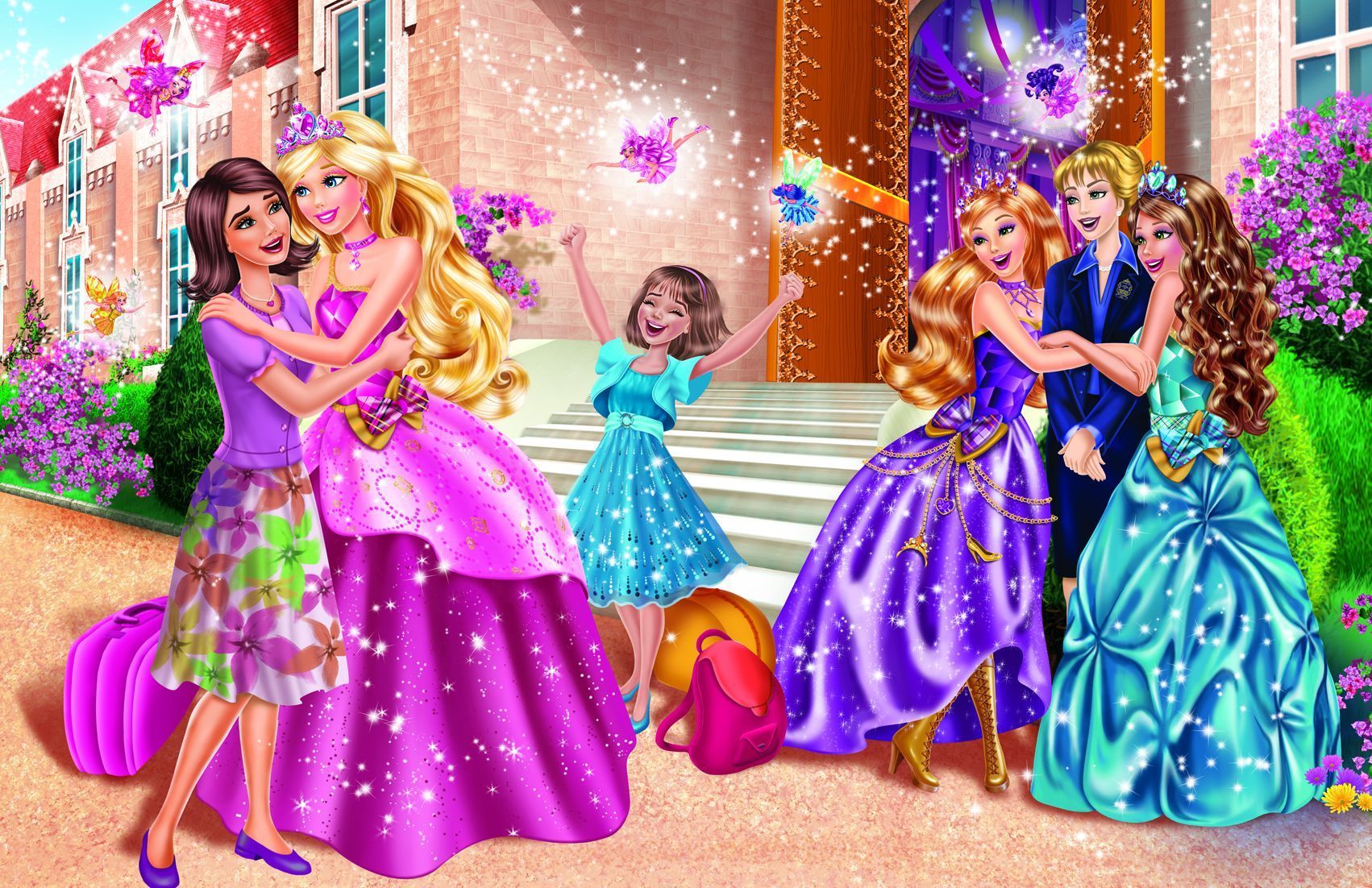 Download Barbie Princess Charm School Famous Cartoons Wallpaper ...